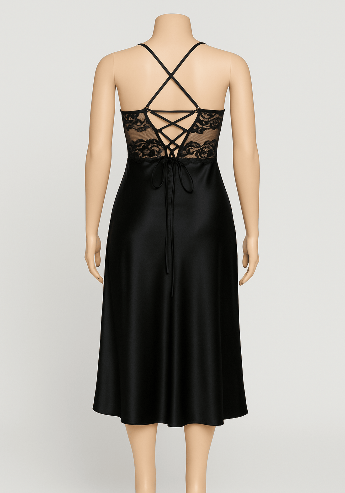 LNGR Bridal 6 Piece Satin Set