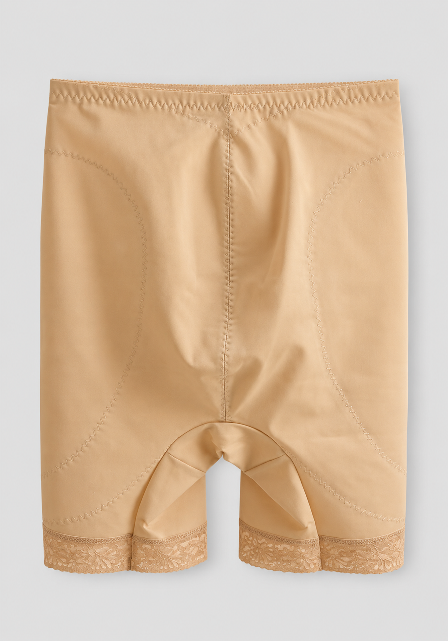 Corset: High Waist Shorts Corset With Lace Detail In The Bottom