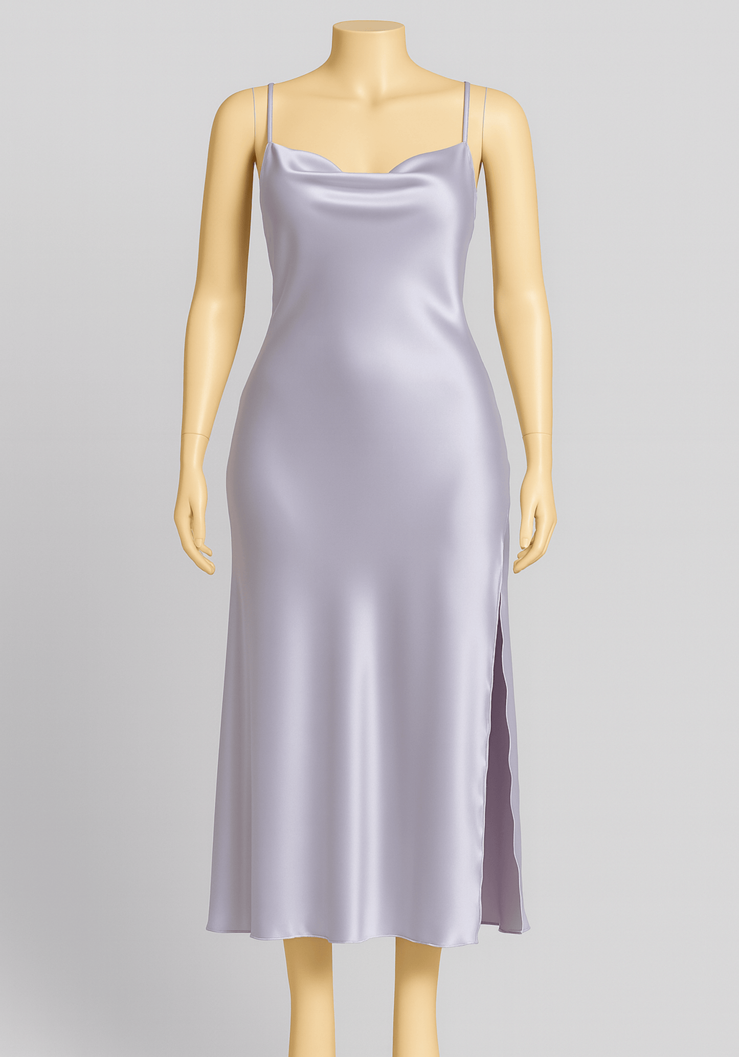 LNGR Satin Long Robe Set