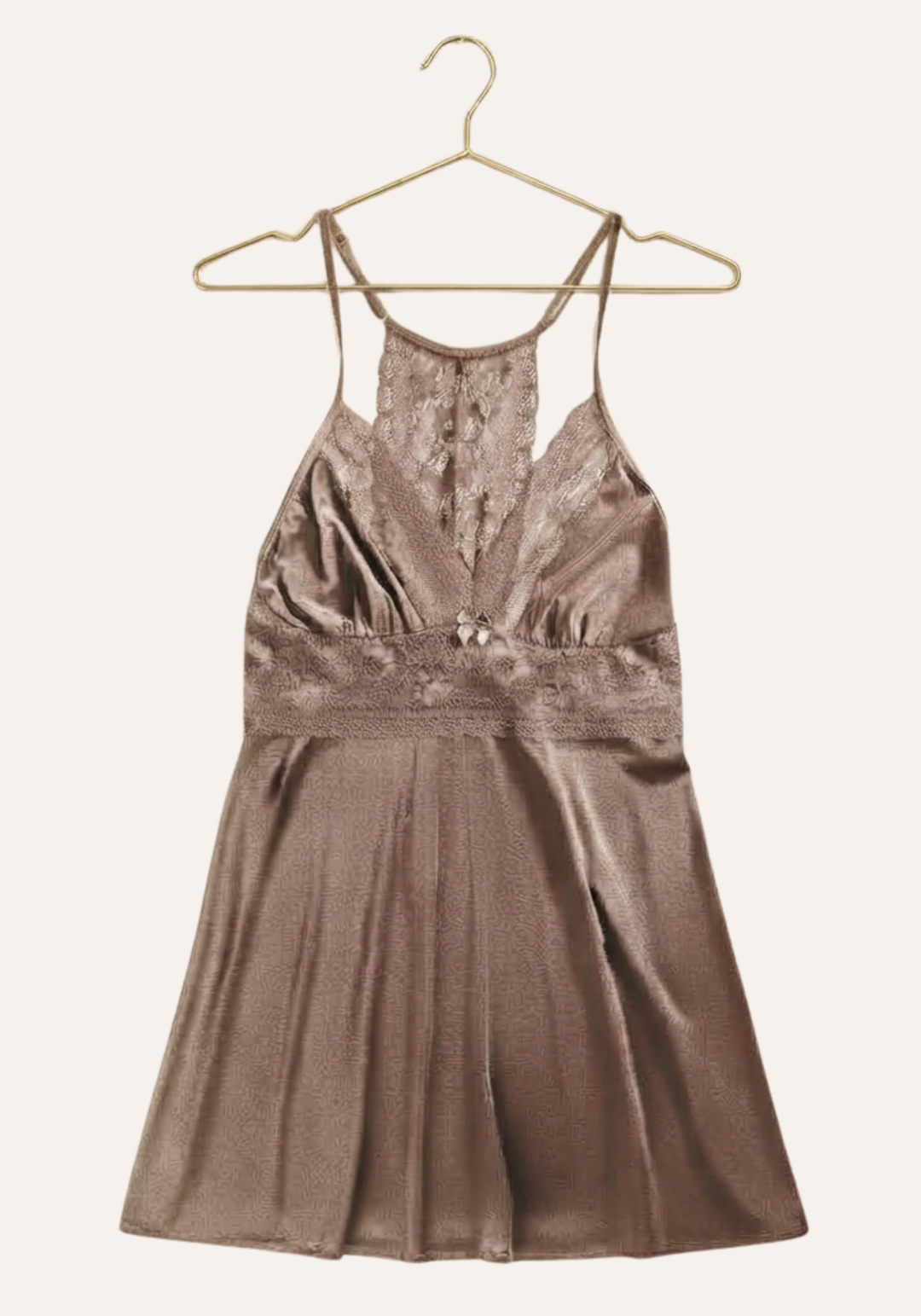 Satin Shoulder Strap Slip
