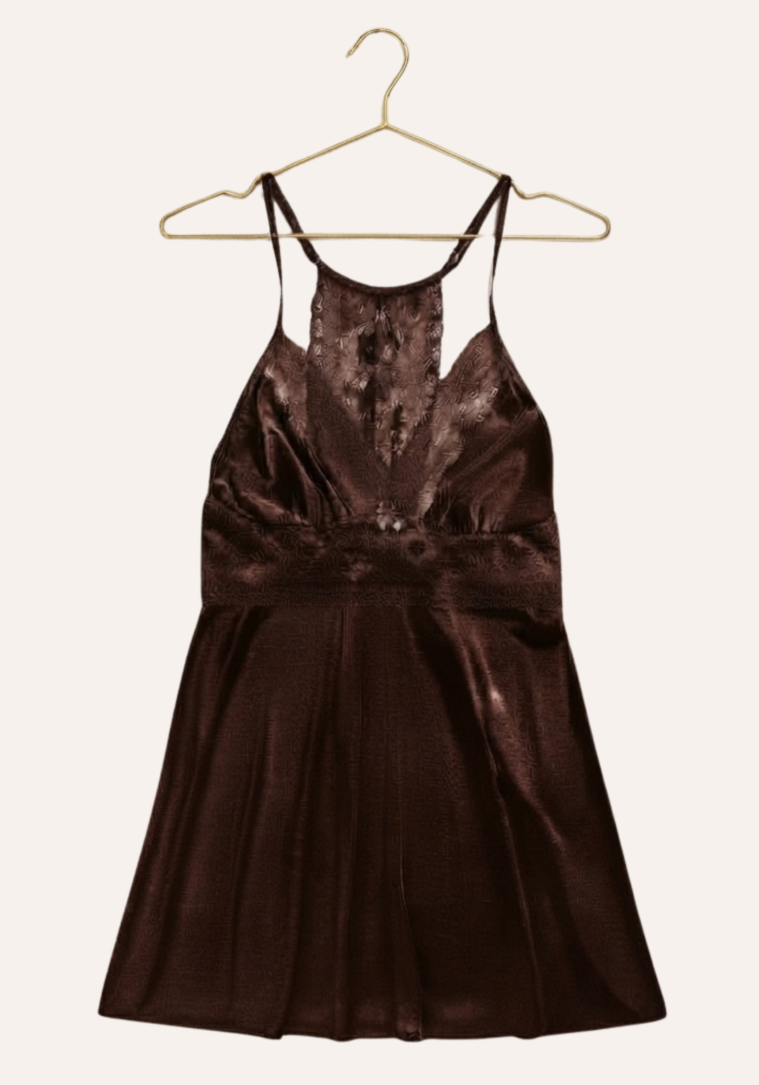 Satin Shoulder Strap Slip