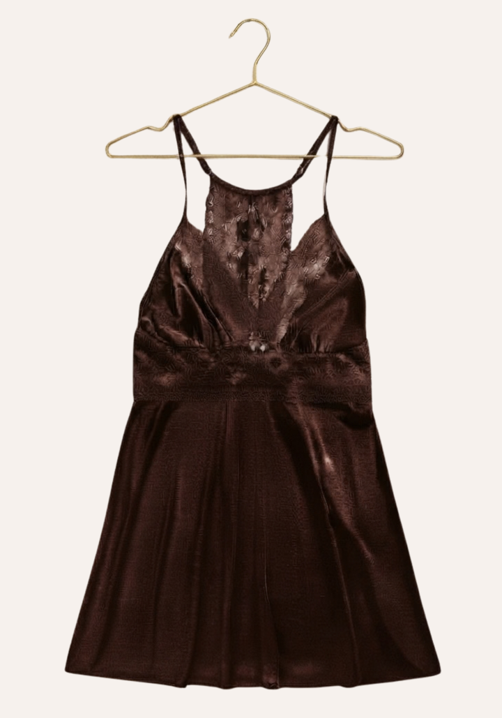Satin Shoulder Strap Slip