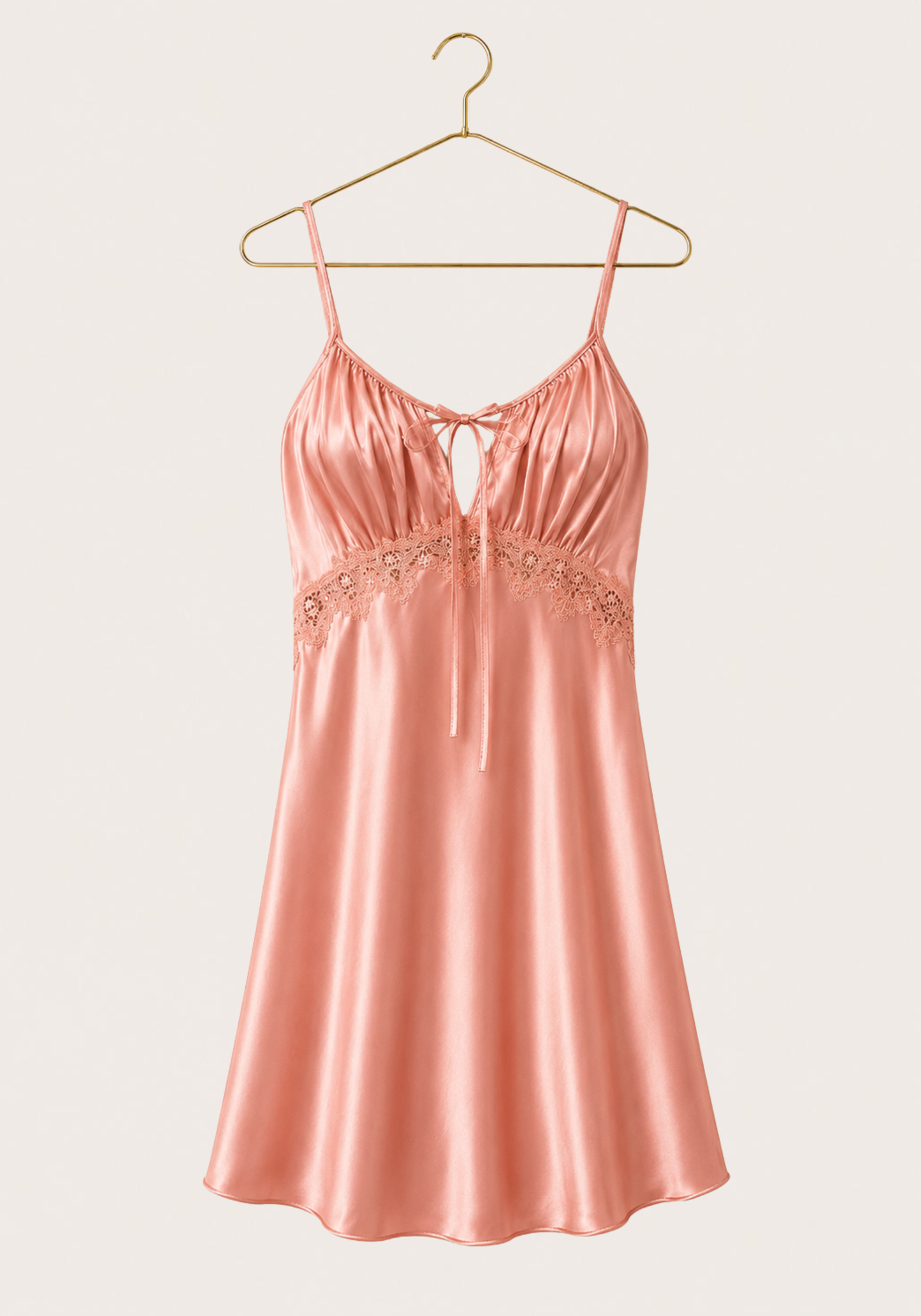Satin Babydoll Padded Cups