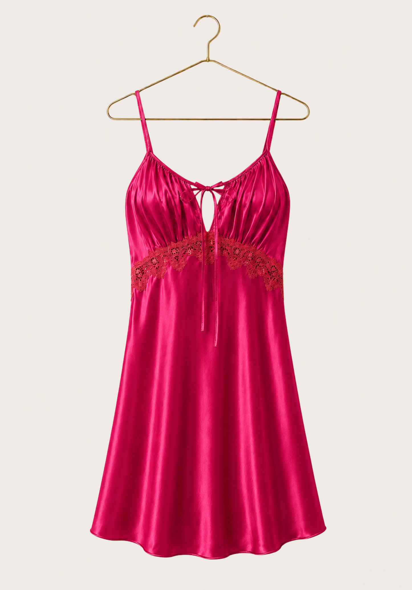 Satin Babydoll Padded Cups