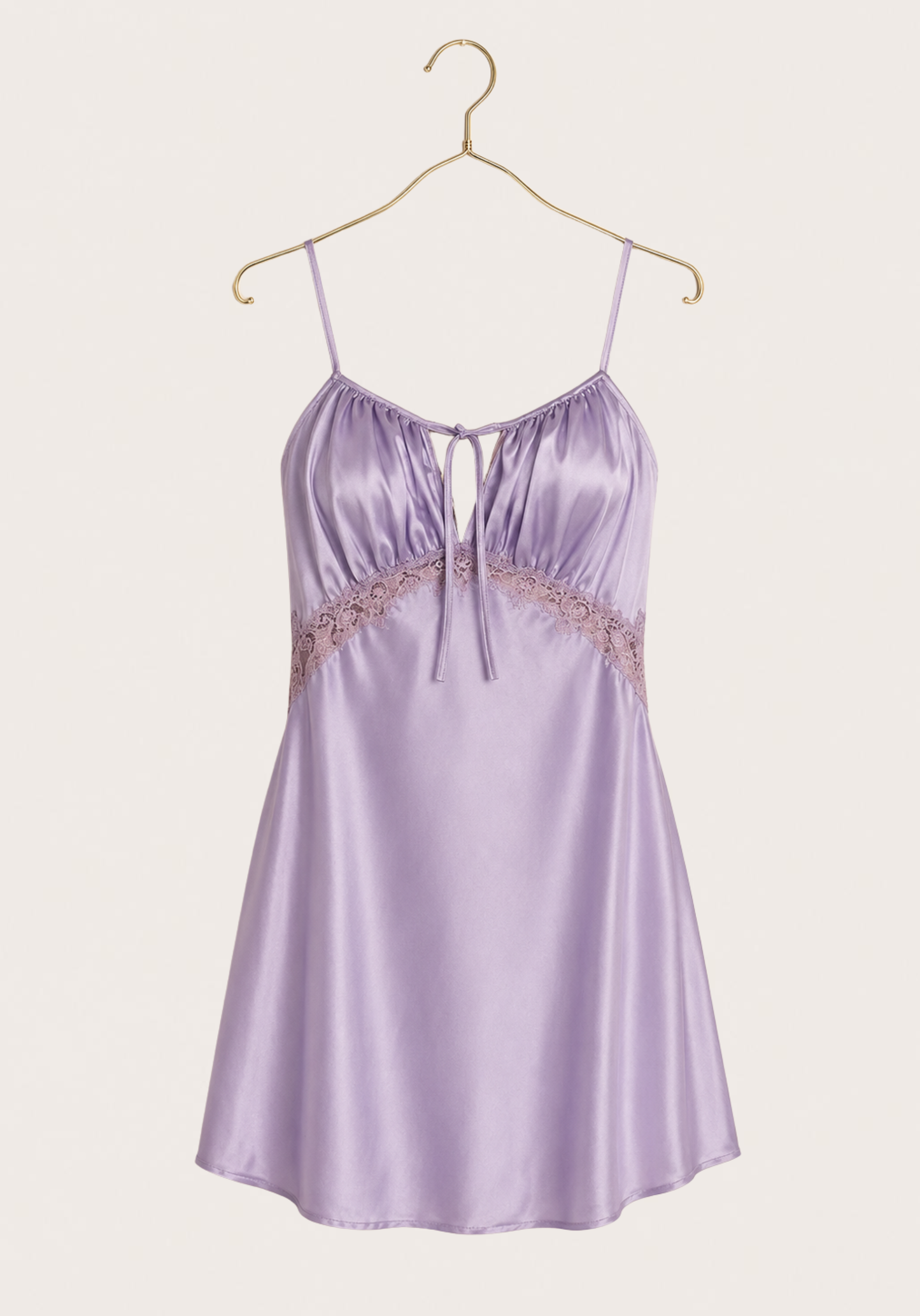 Satin Babydoll Padded Cups
