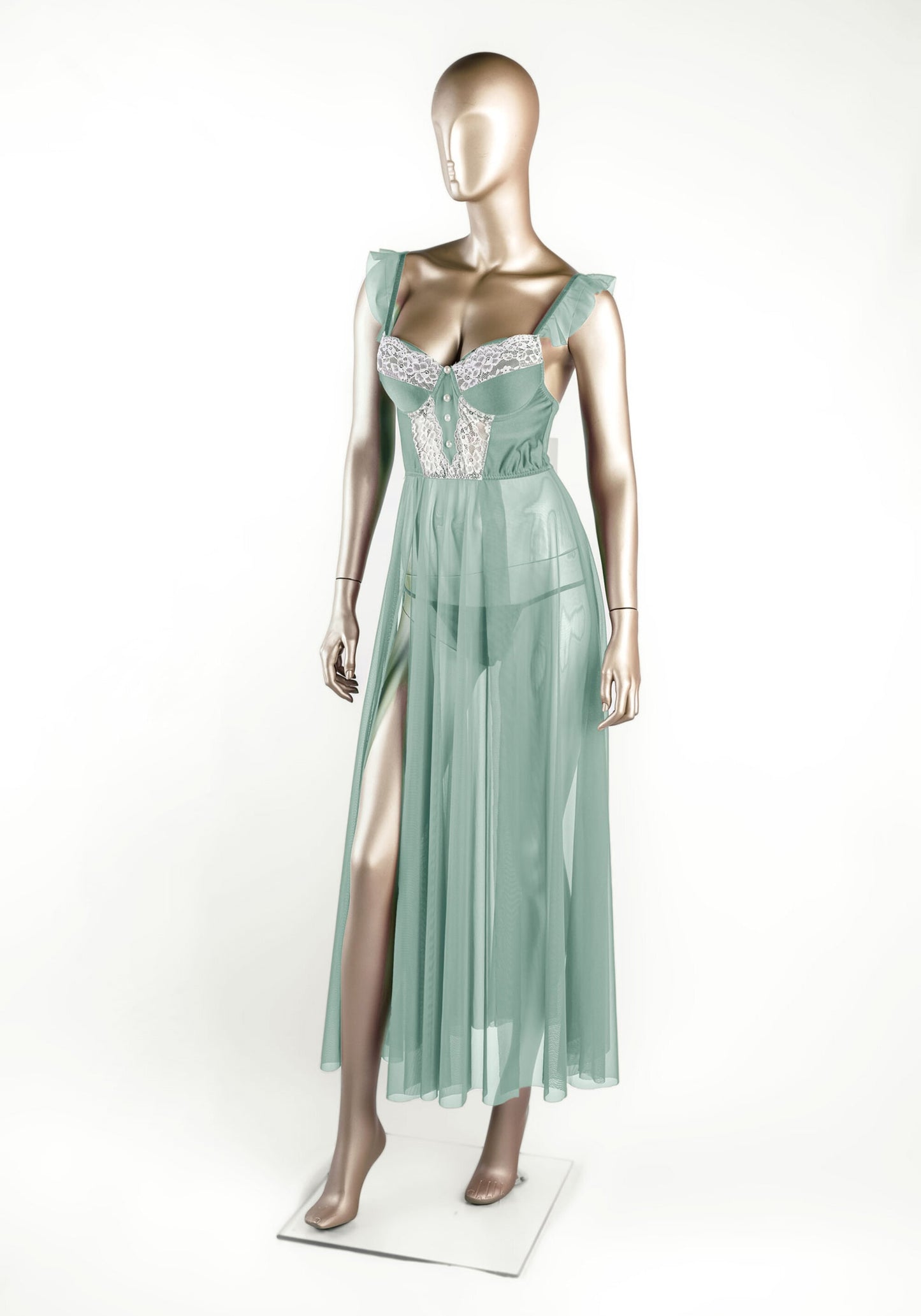 قميص نوم طويل من LNGR