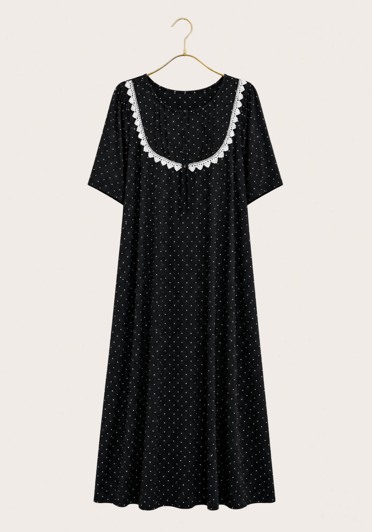 Maternal Short Sleeve Long Nighty