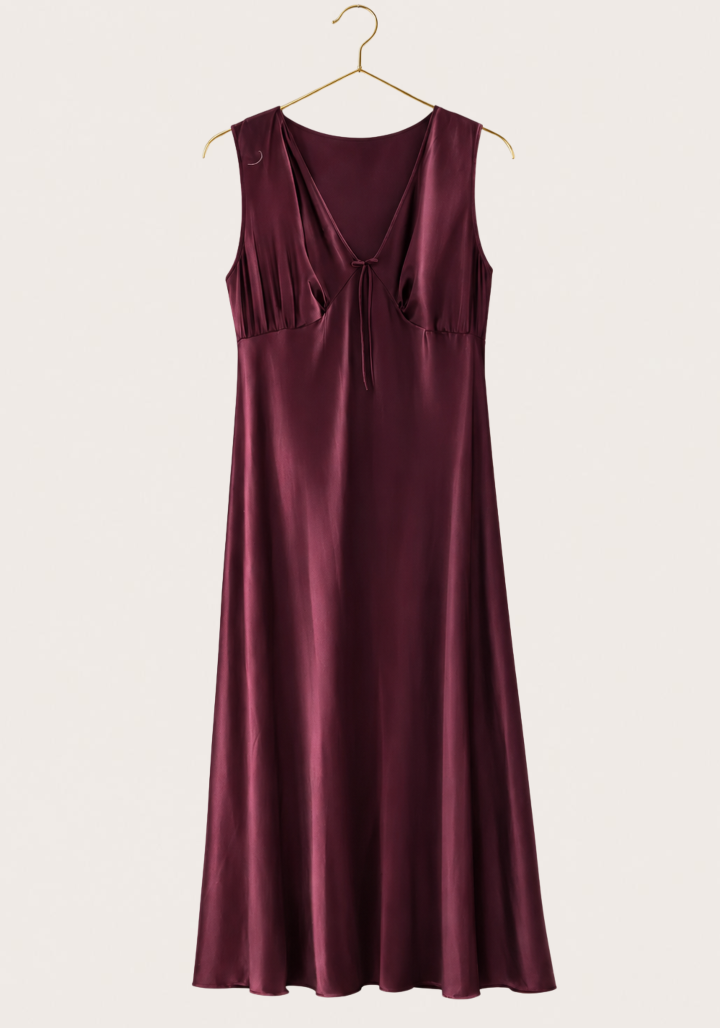 Velour Satin Robe Set: Velour Long Sleeve Long Robe And Satin Long Nighty