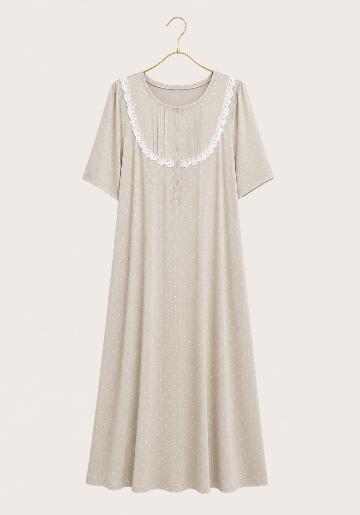 Maternal Short Sleeve Long Nighty