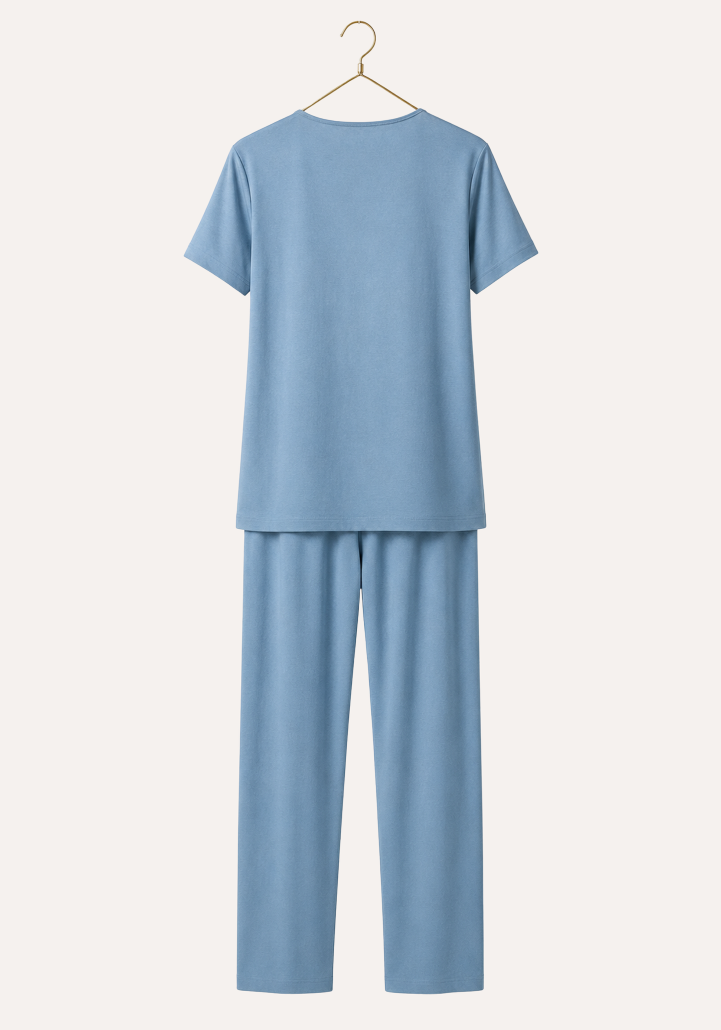 Pajamas: Short Sleeve Top And Pants (Viscose Lycra)