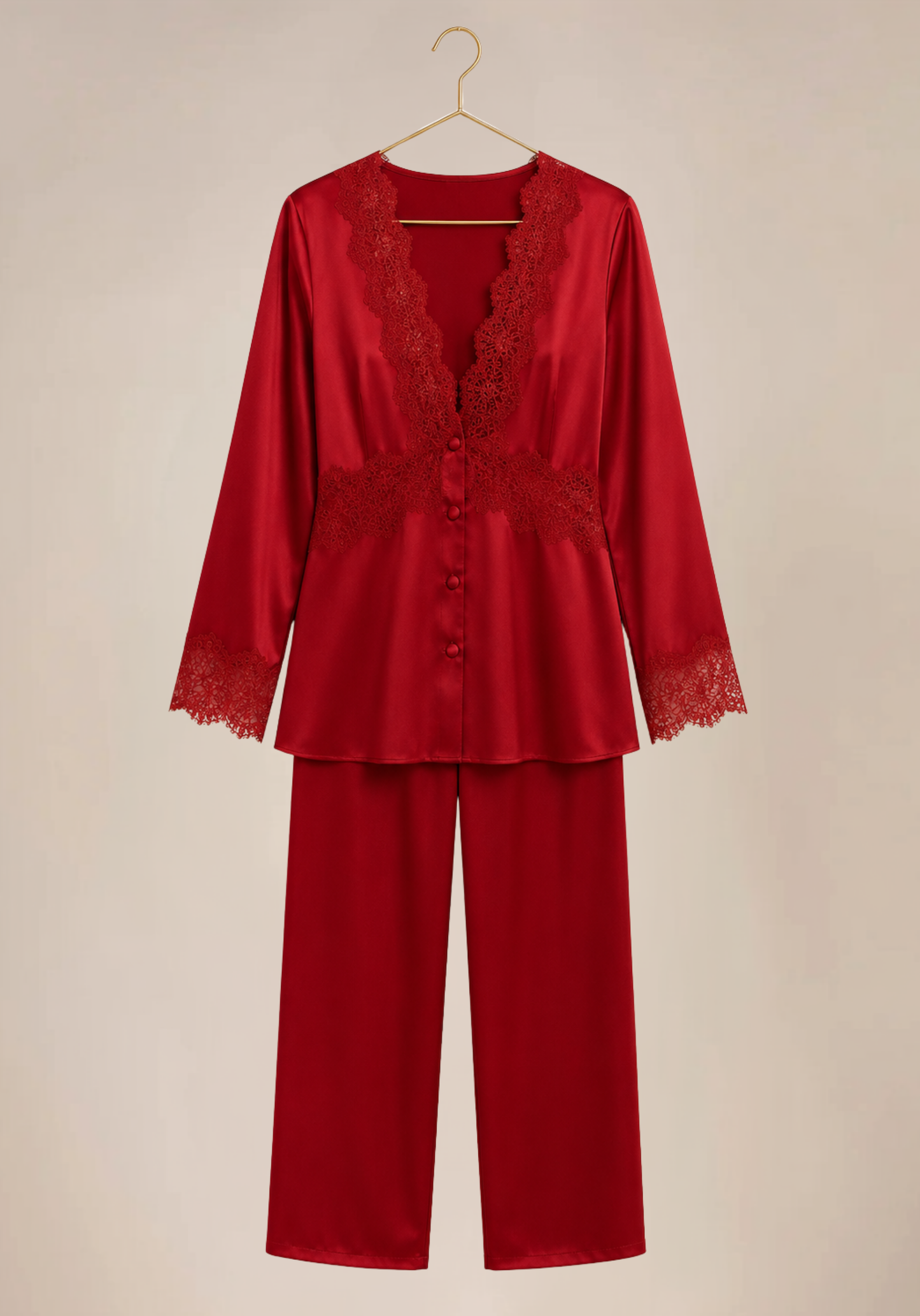 Bridal 6 Piece Satin Set