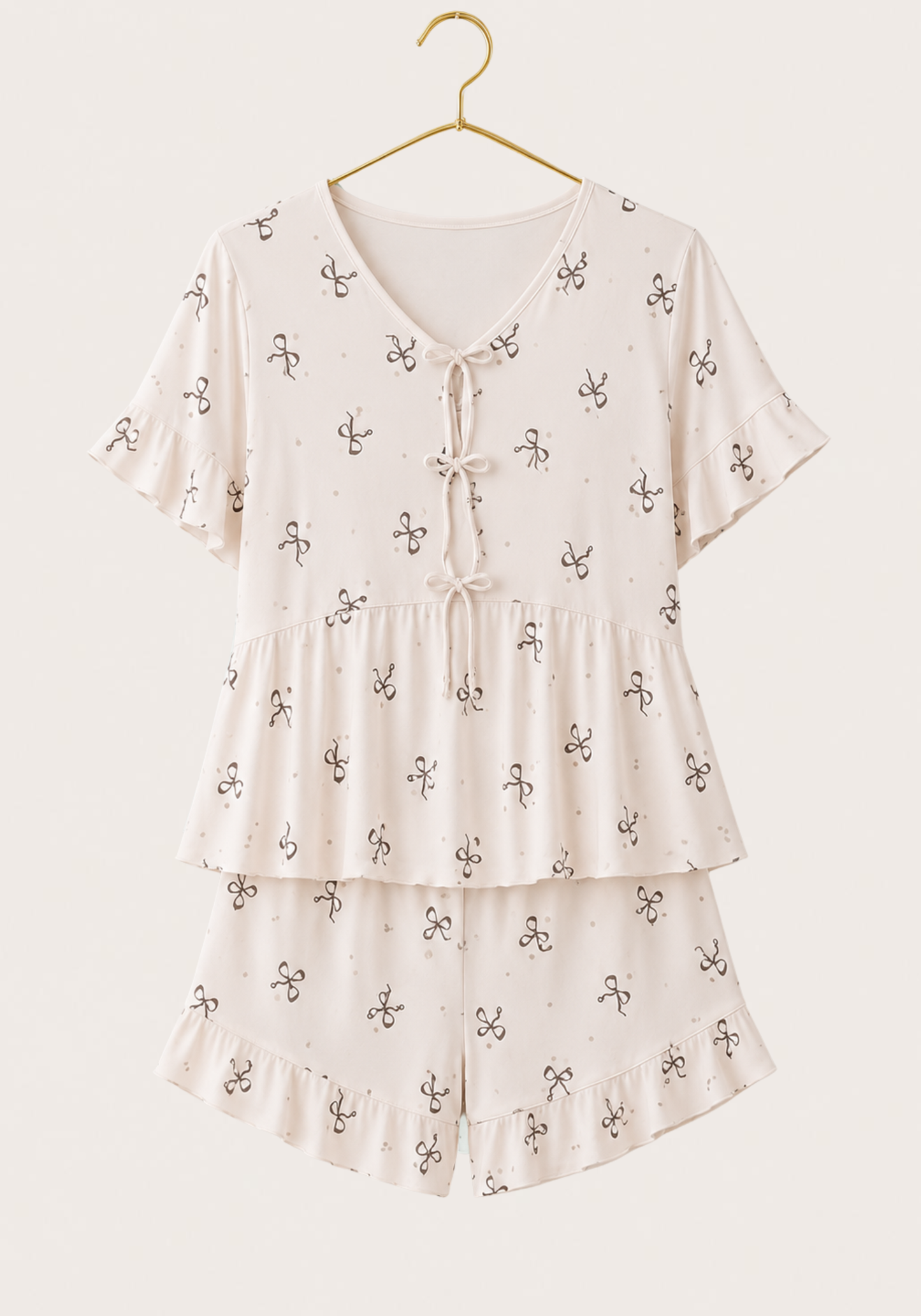 Short Sleeve Top And Short Set