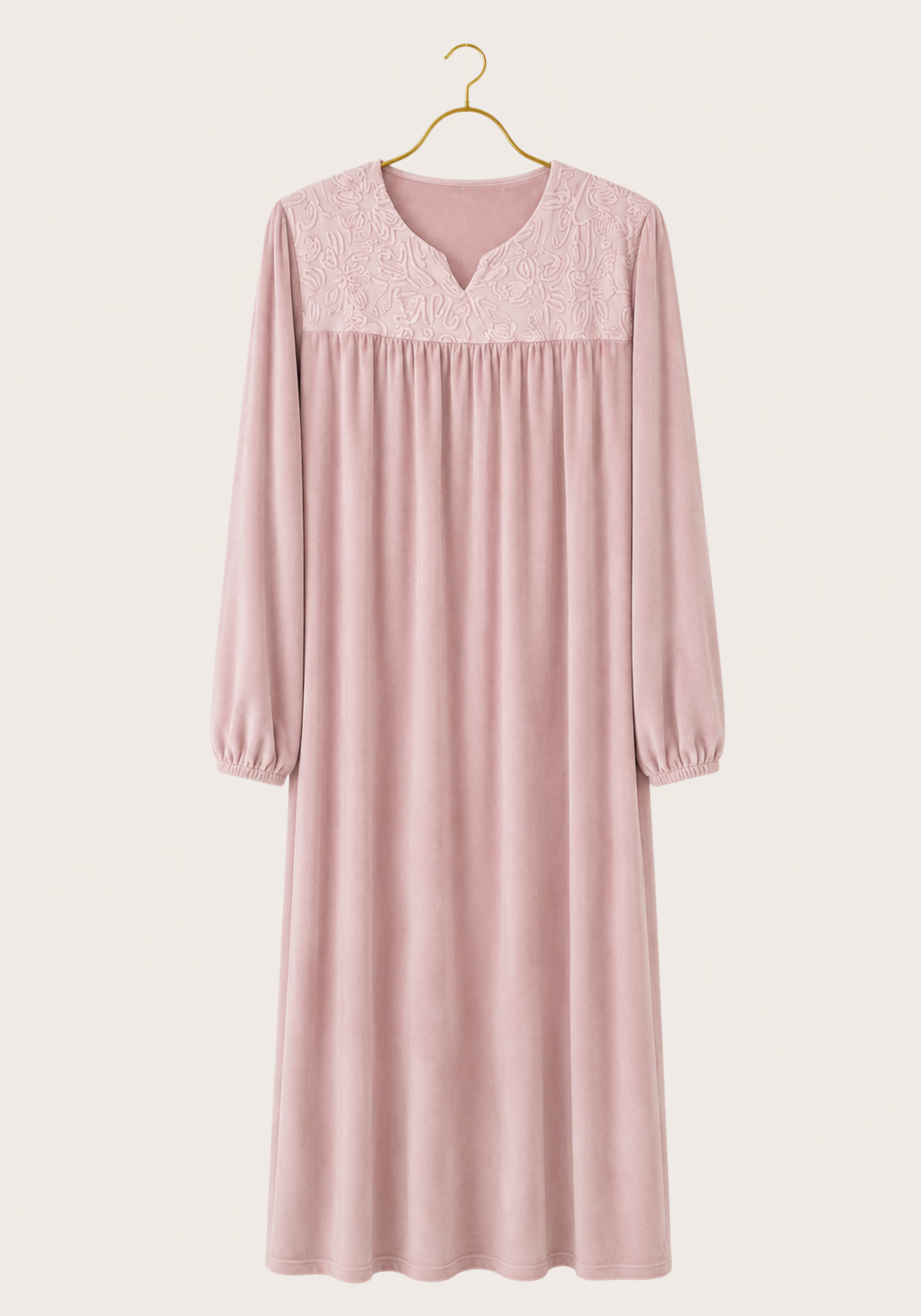 Long Sleeve Long Night Gown