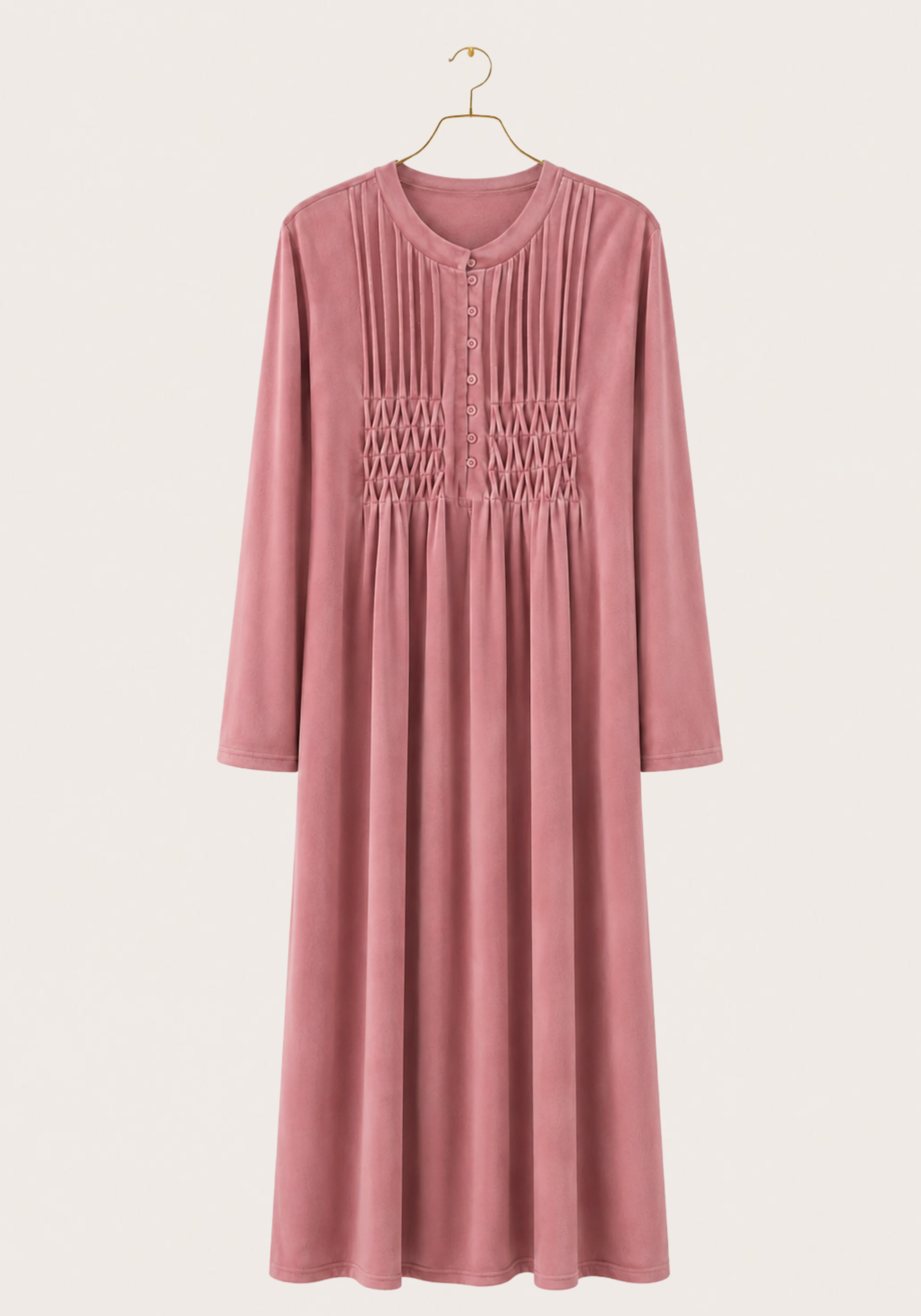 Long Sleeve Long Night Gown