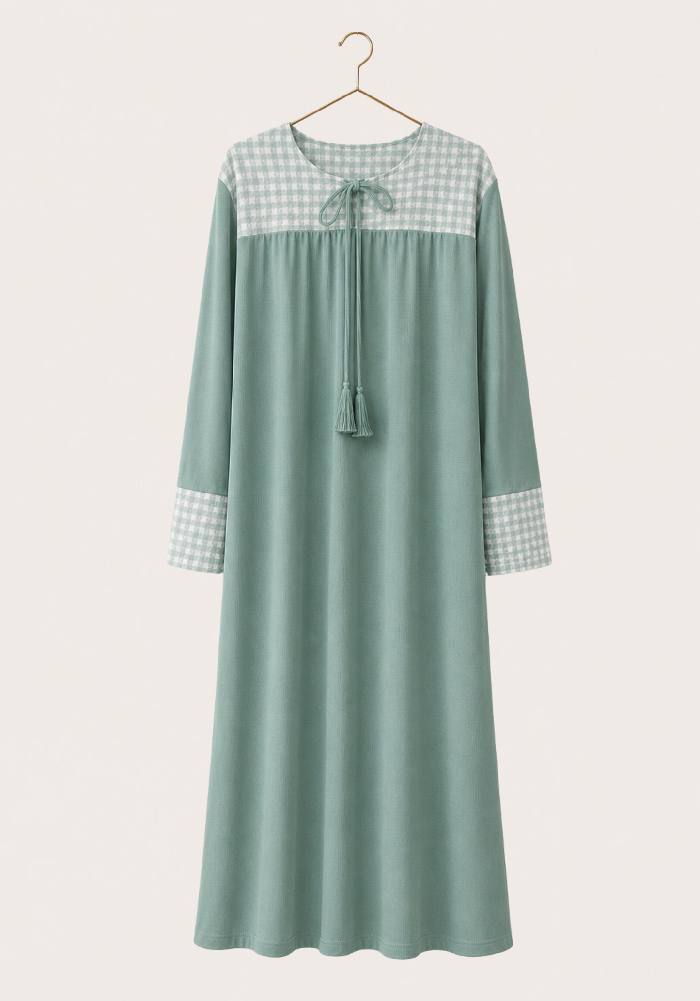 Long Sleeve Long Night Gown