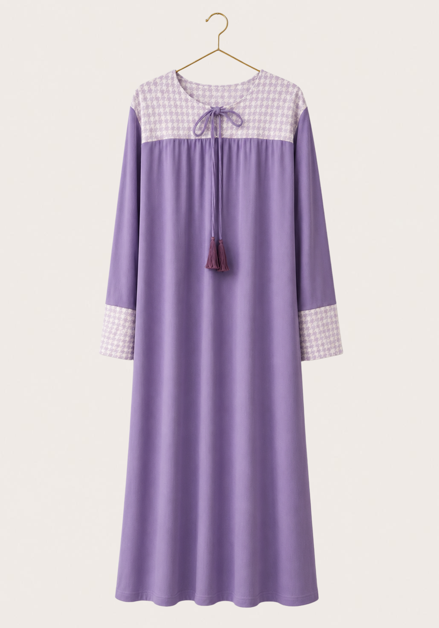 Long Sleeve Long Night Gown