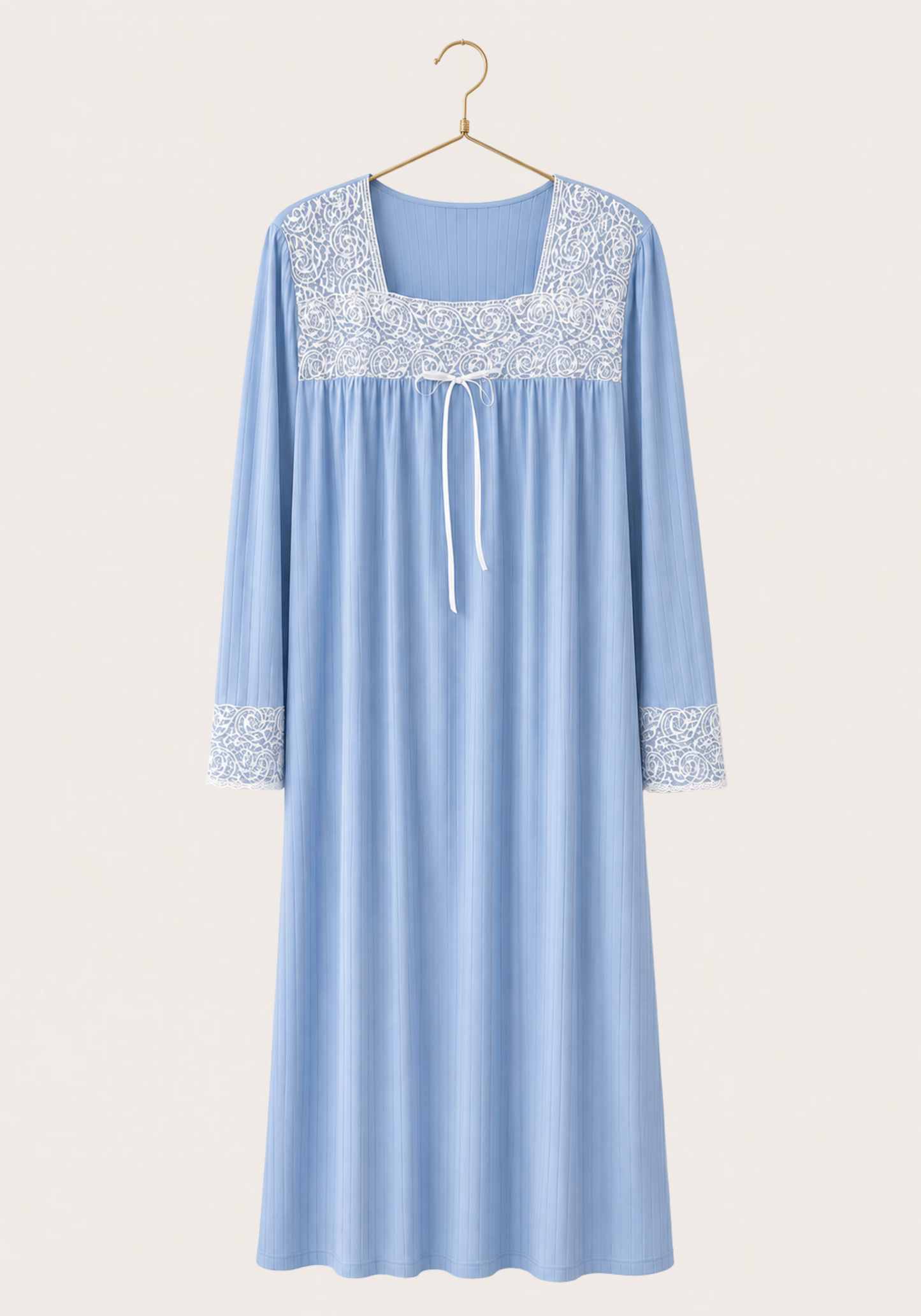 Long Sleeve Long Night Gown