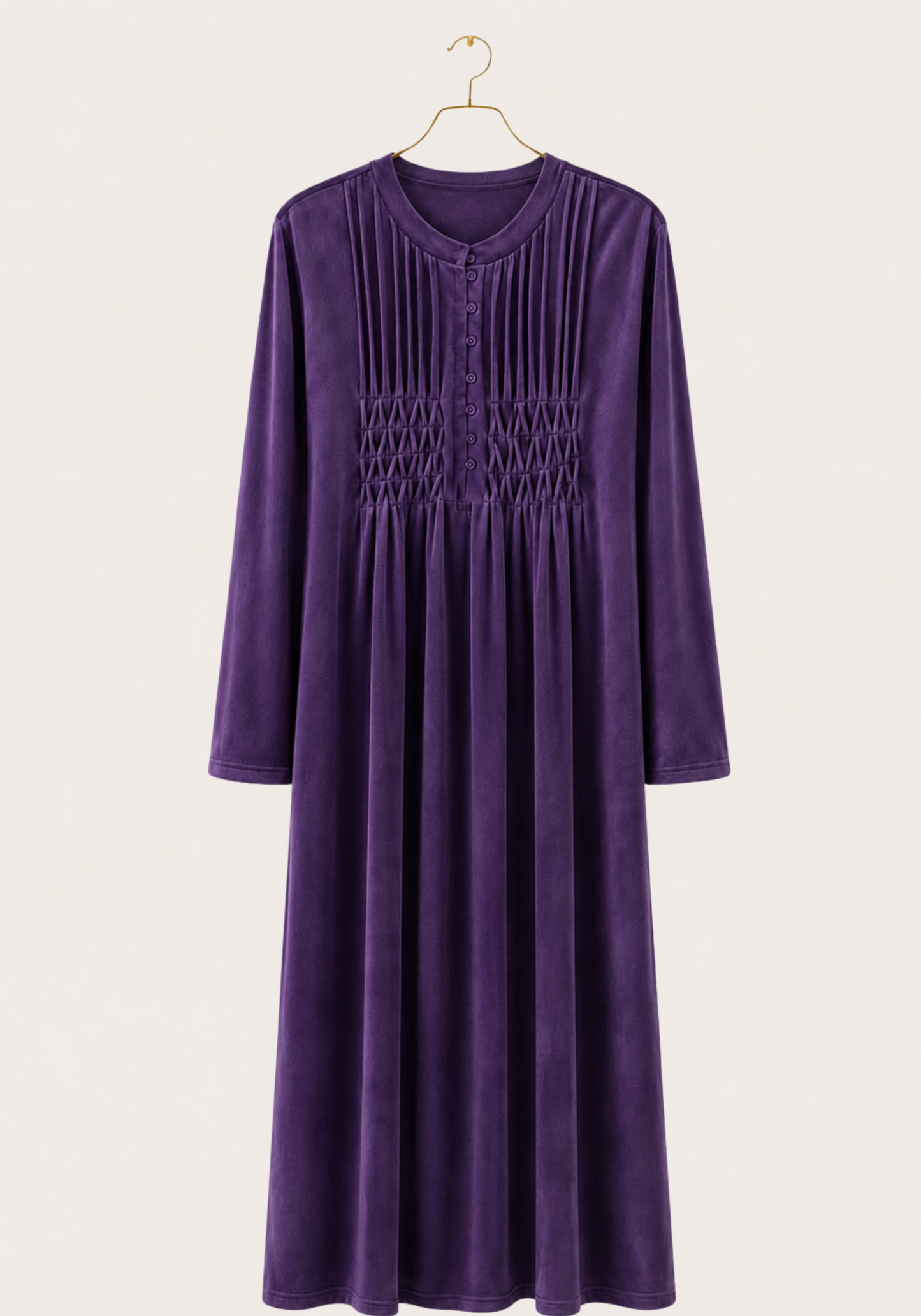 Long Sleeve Long Night Gown