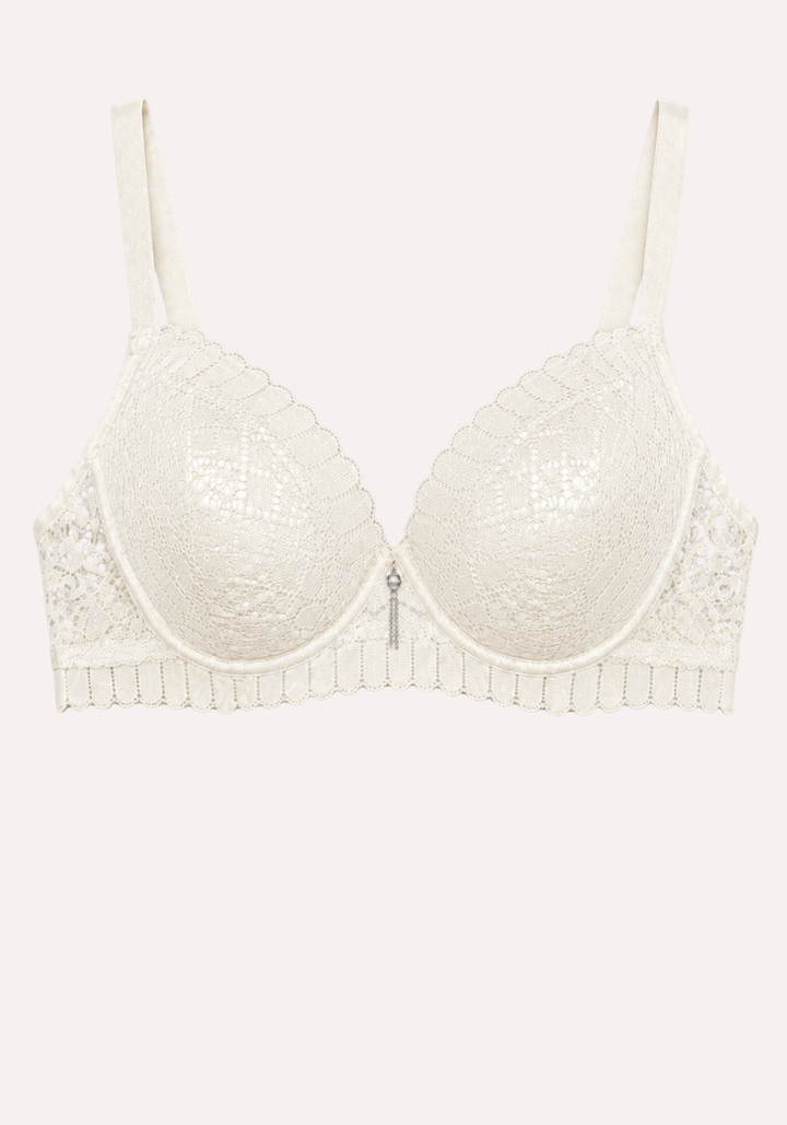 Filled Geometric Lace Bra