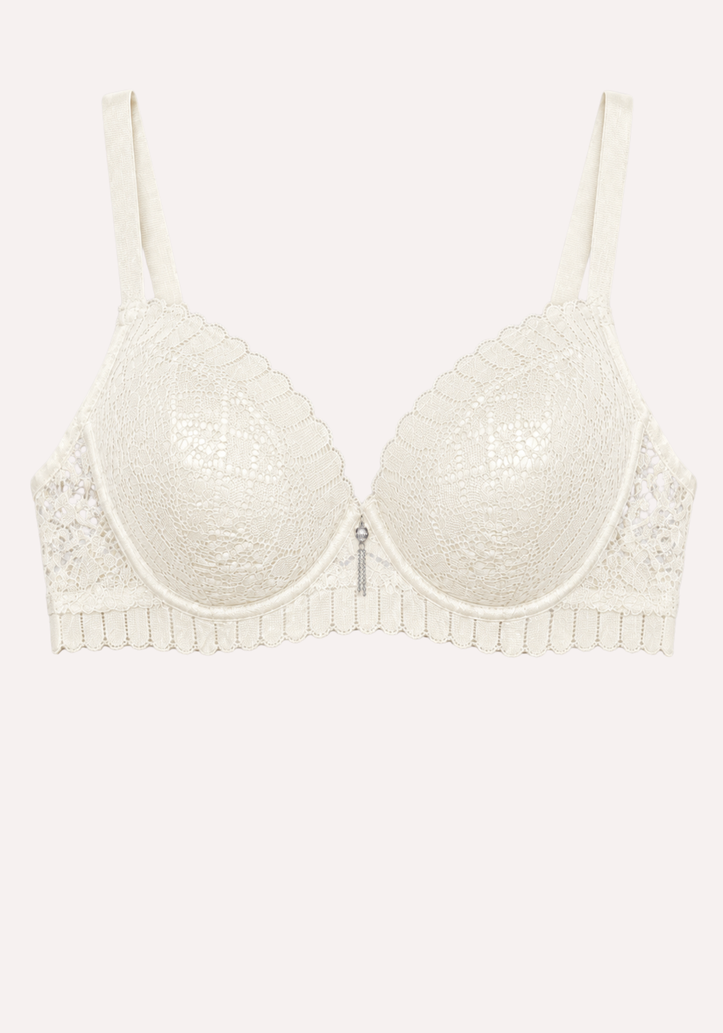Filled Geometric Lace Bra