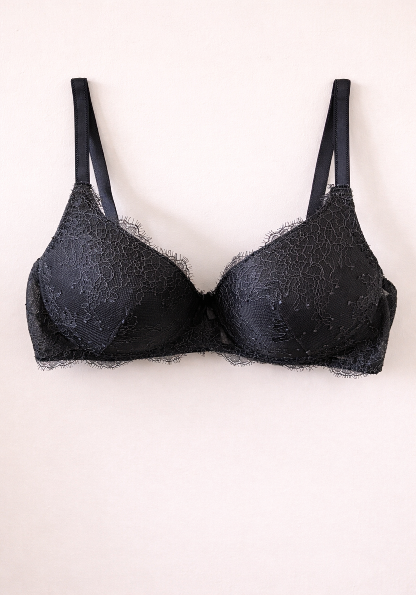 Soft Padded Bra With Lace Detail