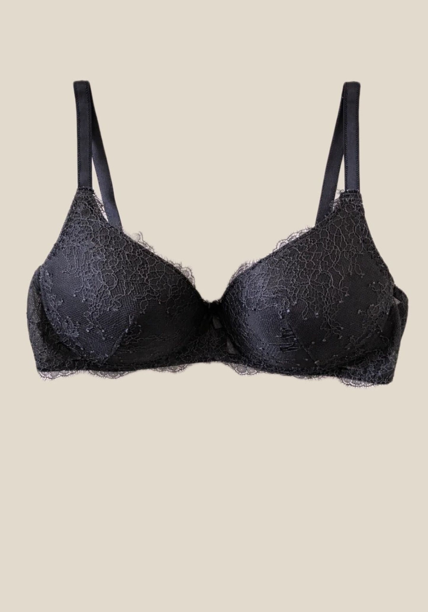 Soft Padded Bra With Lace Detail