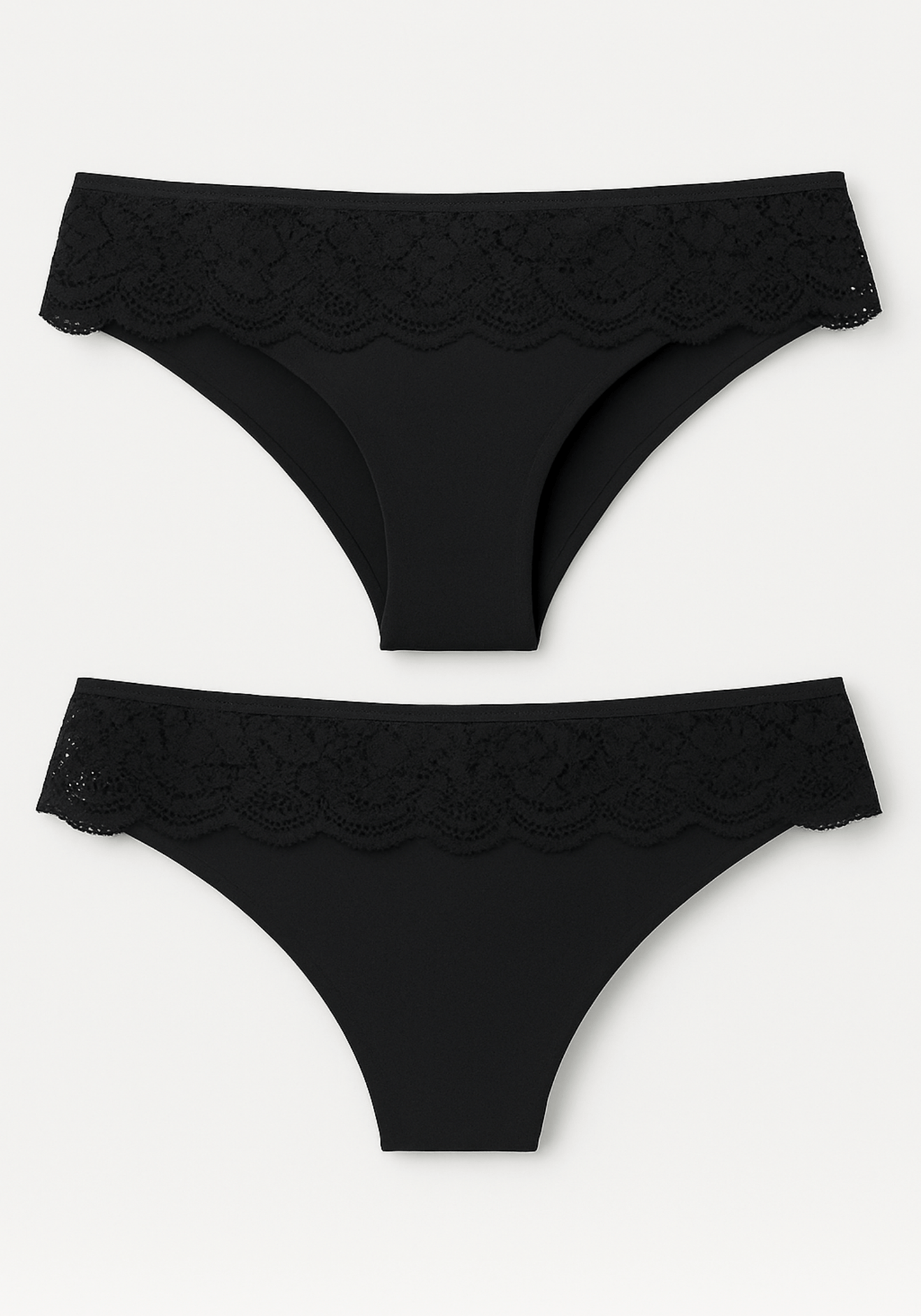 Laser Cut With Lace Detail Panties