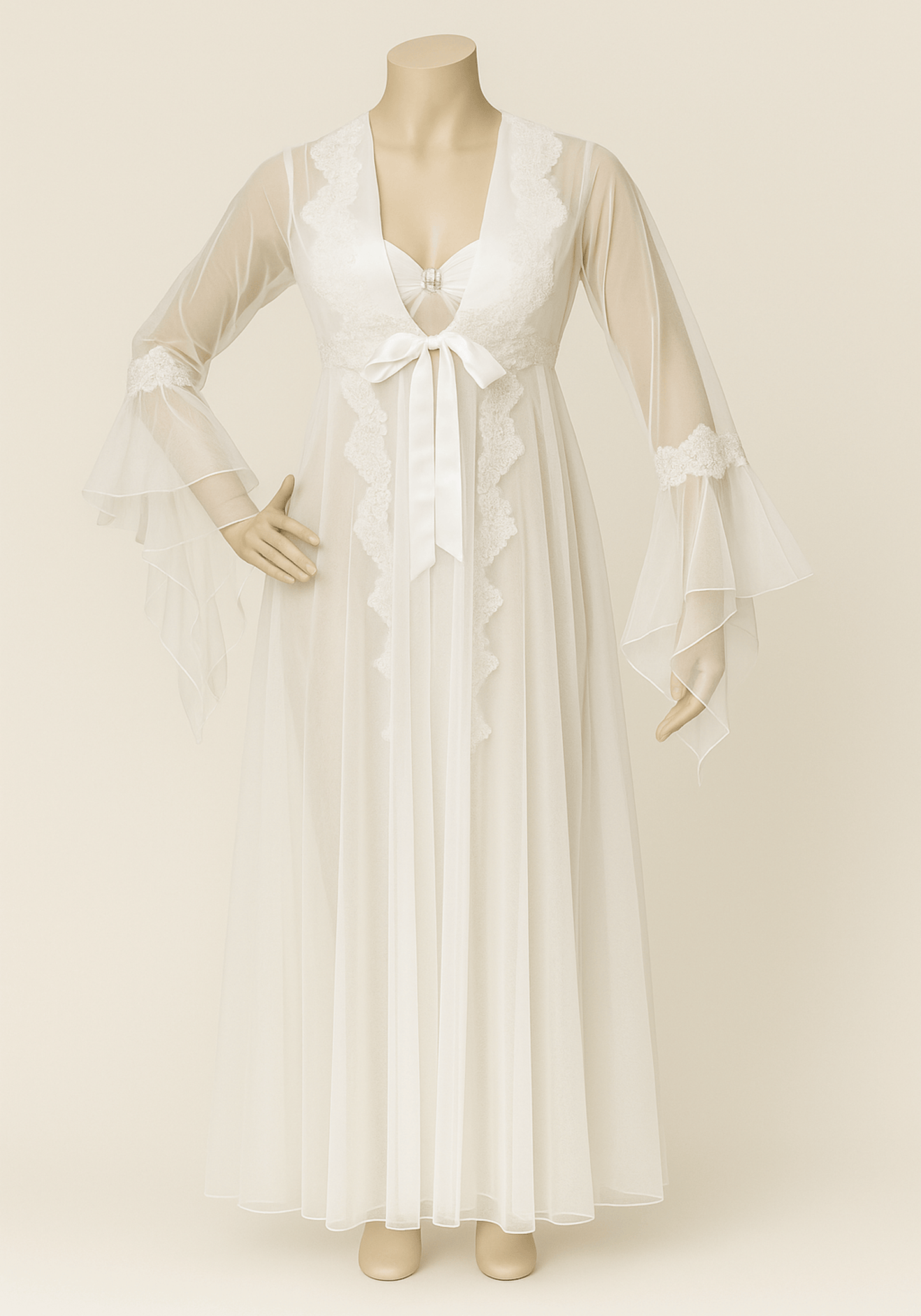 مجموعة فستان الزفاف الطويل من LNGR