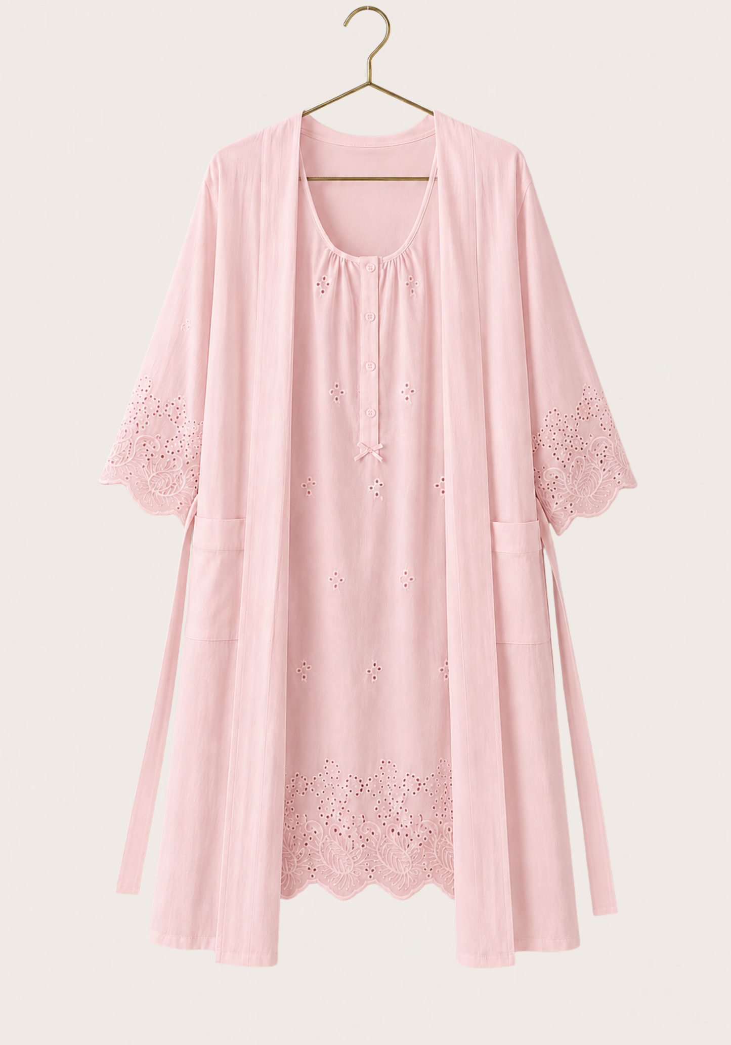 Maternal 100% Cotton Robe Set