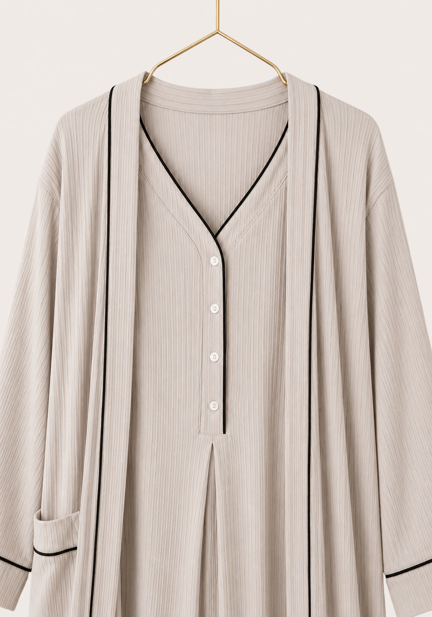 Maternal Long Robe Set