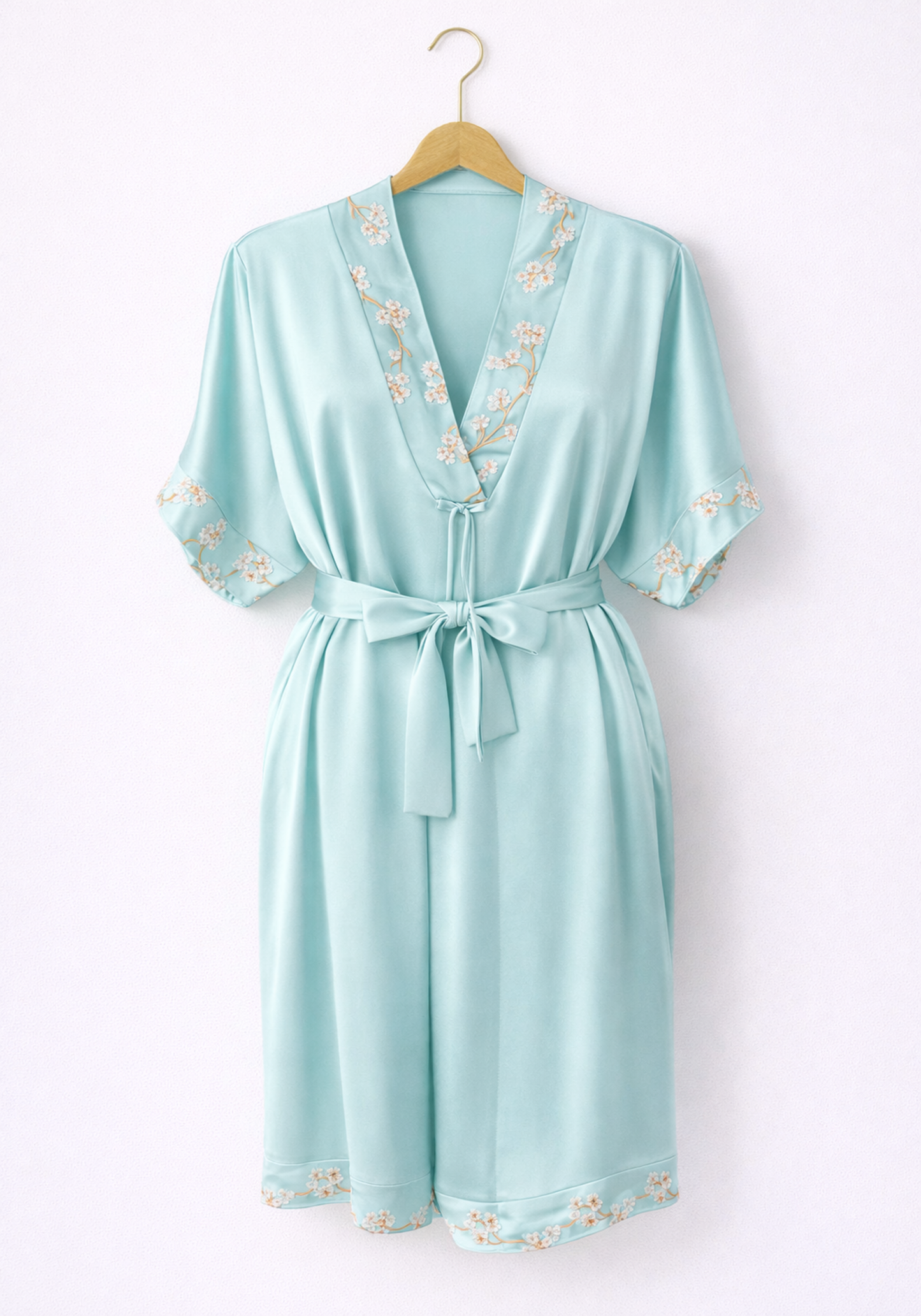 Satin Short Sleeve Nighty