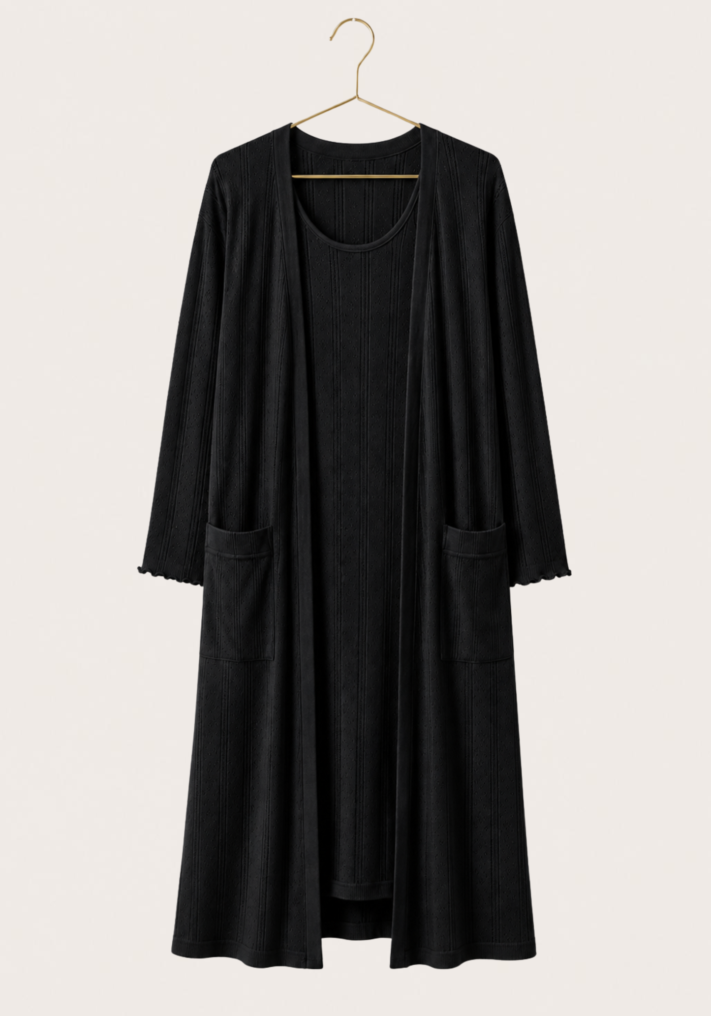 Maternal 2 Piece Cotton Robe And Nighty Set