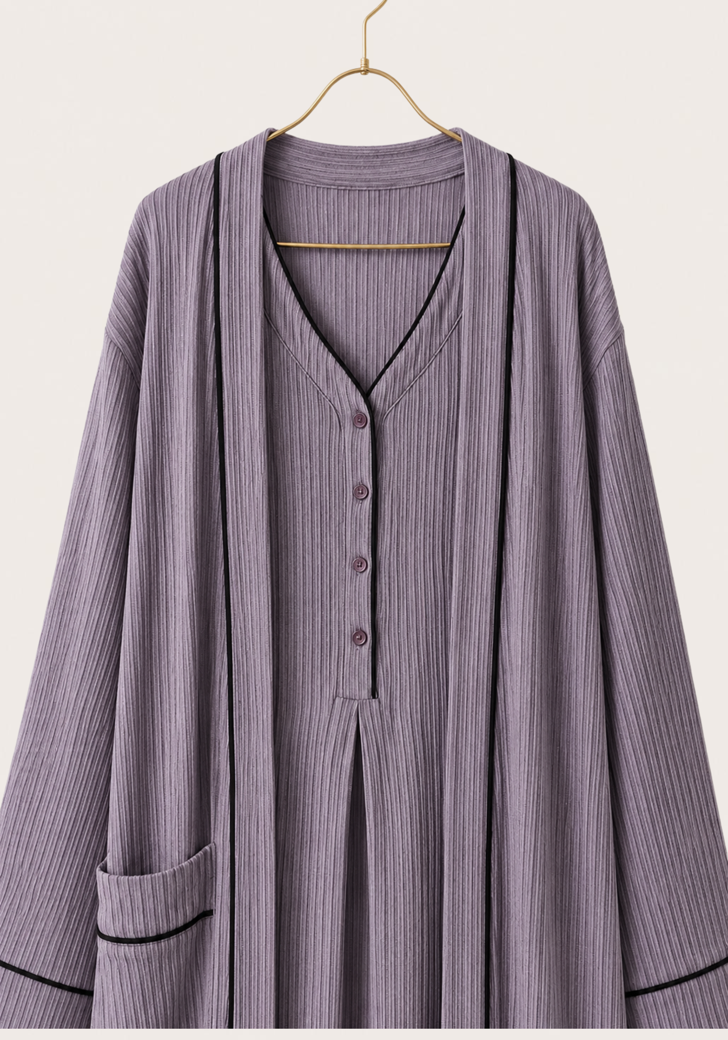 Maternal Long Robe Set