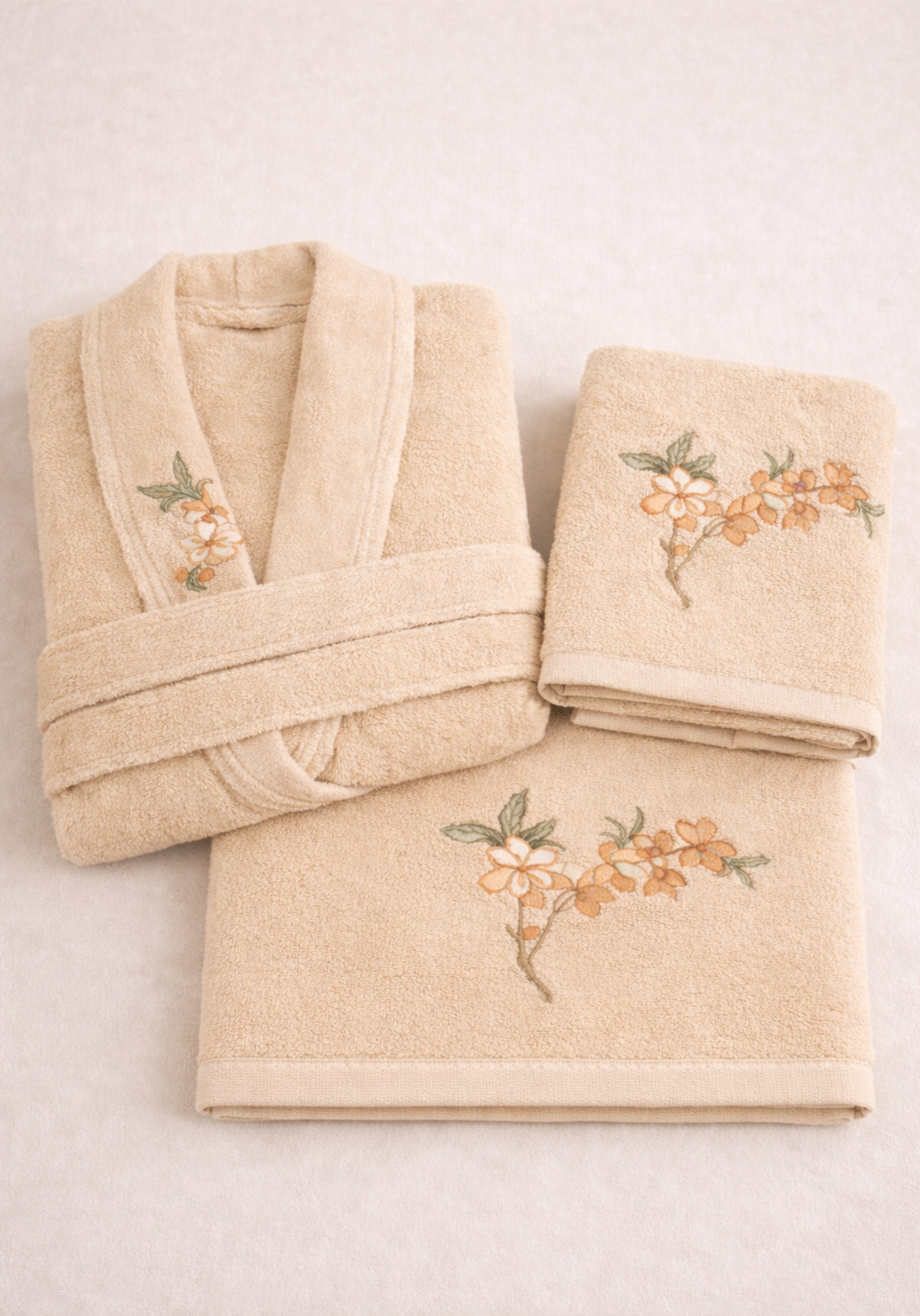 BTH 3 Piece Single Bamboo Bathrobe Set