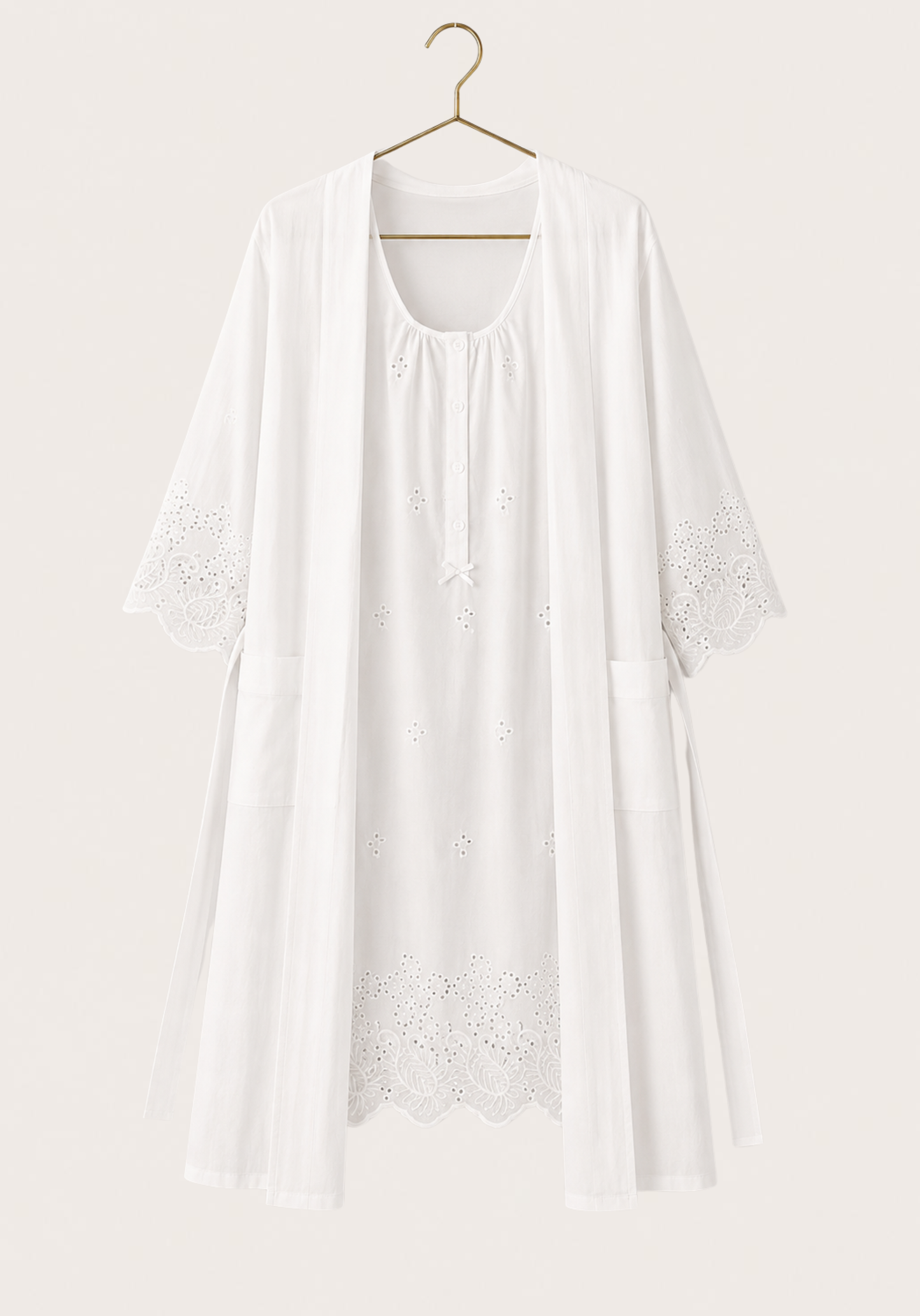 Maternal 100% Cotton Robe Set