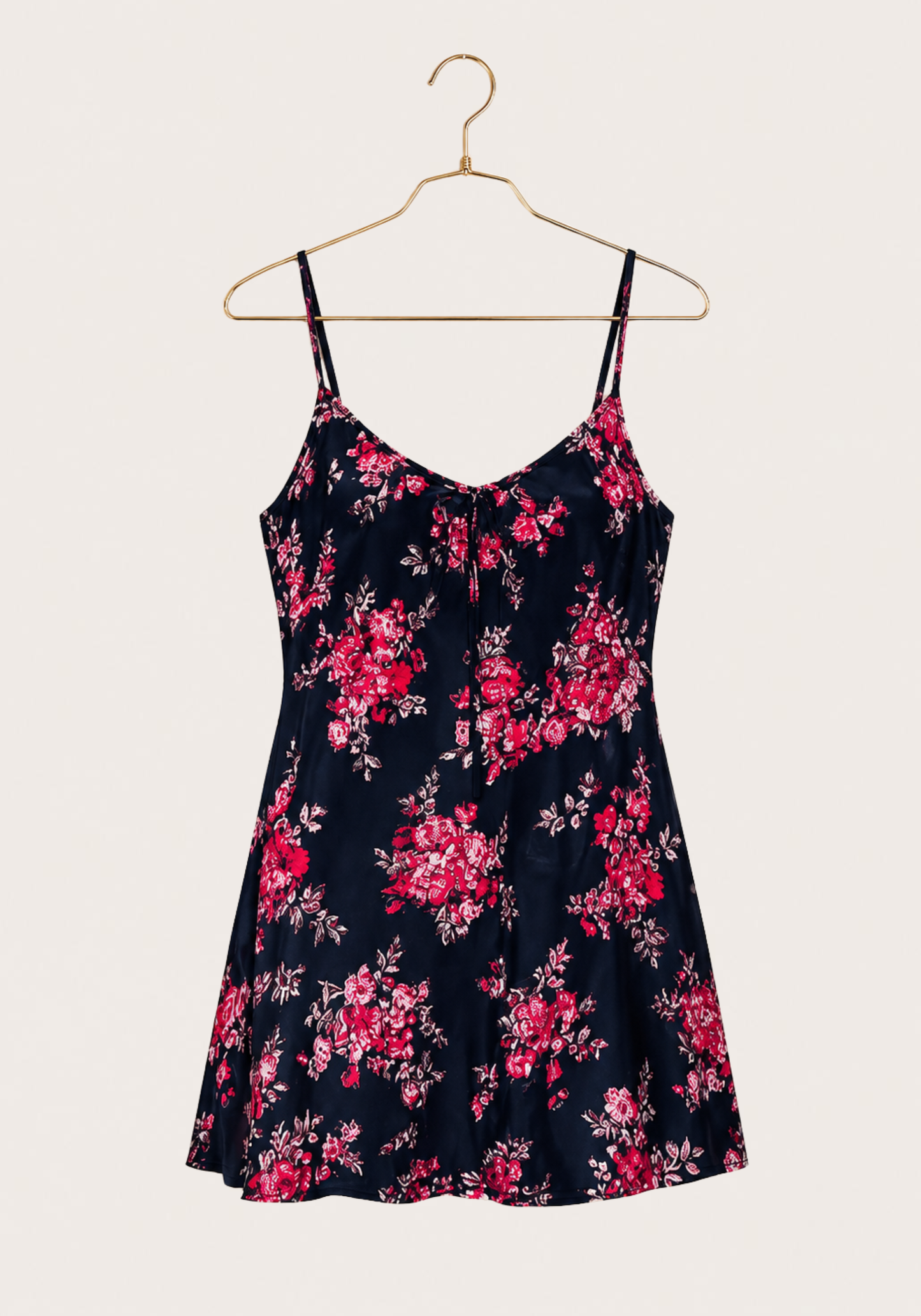 Printed Babydoll Net Back