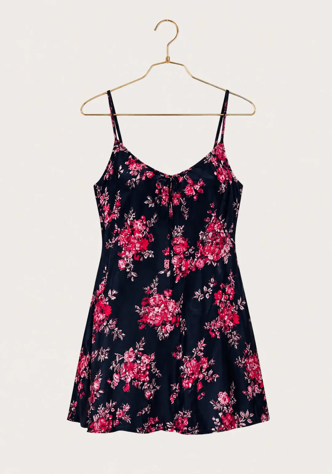 Printed Babydoll Net Back