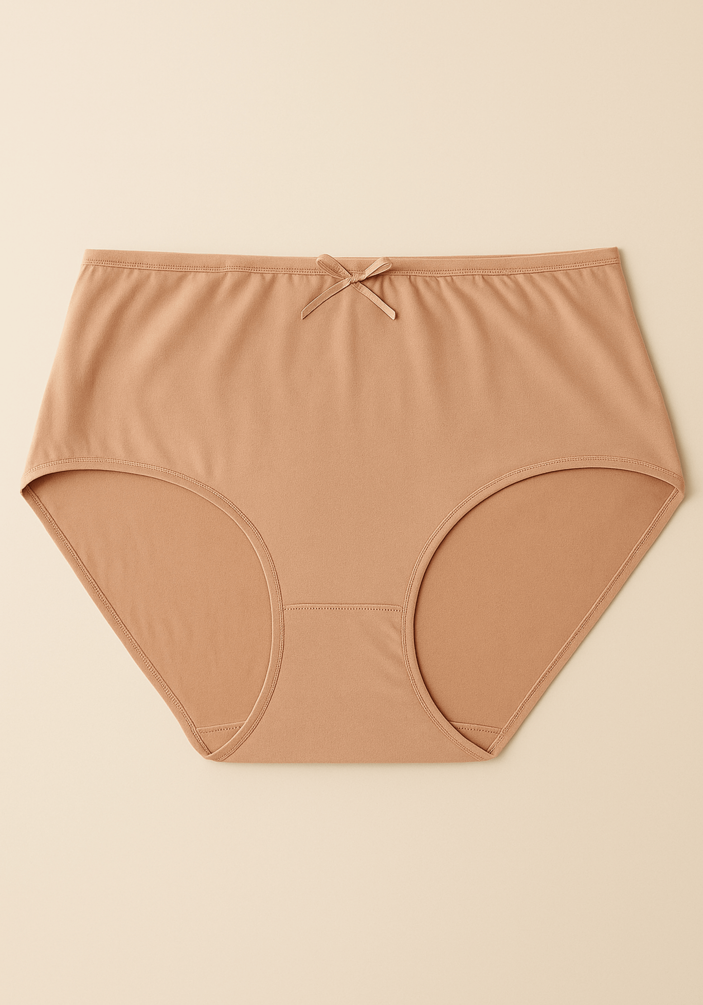 Plain Cotton Hi Waist Panties