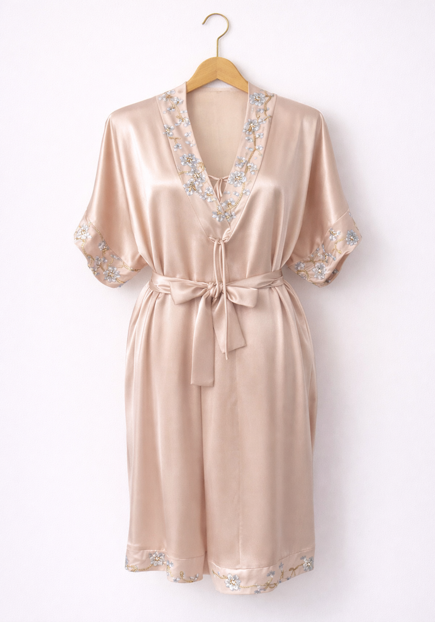 Satin Short Sleeve Nighty