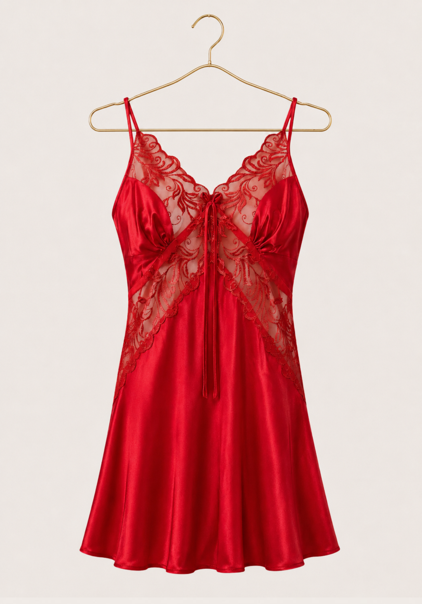 Babydoll: Satin And Toulle