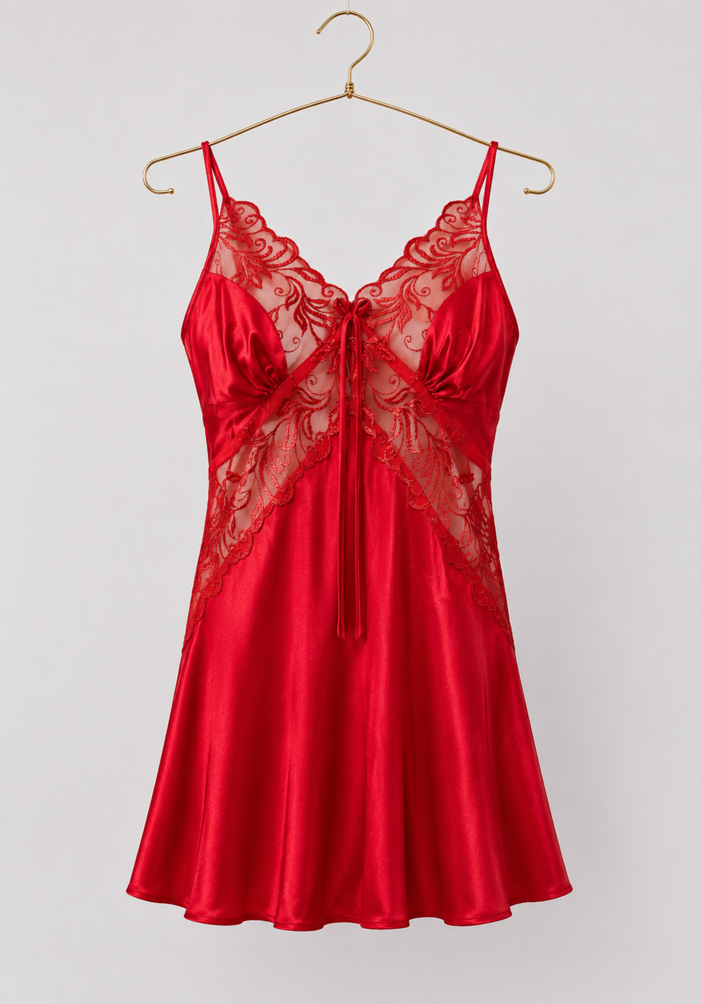 Babydoll: Satin And Toulle