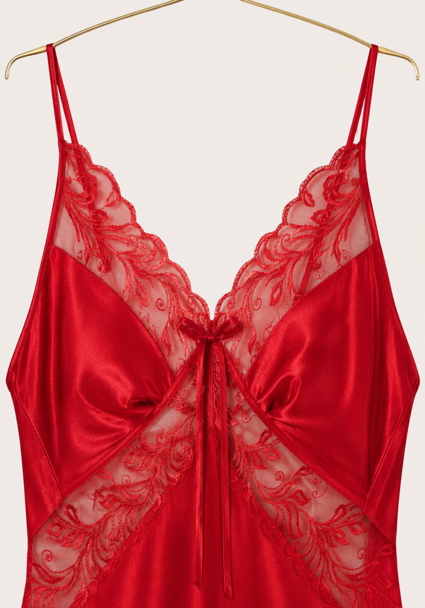Cami Short Set: Shoulder Strap Satin Cami And Short Set