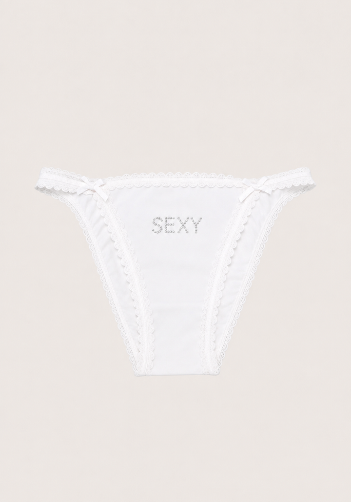 Tartar Stones With Side Elastic Straps Panties