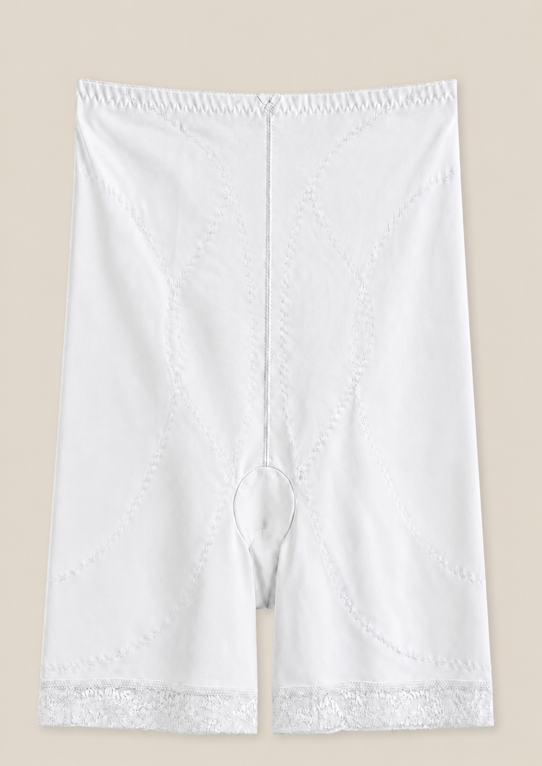 Corset: High Waist Shorts Corset With Lace Detail In The Bottom