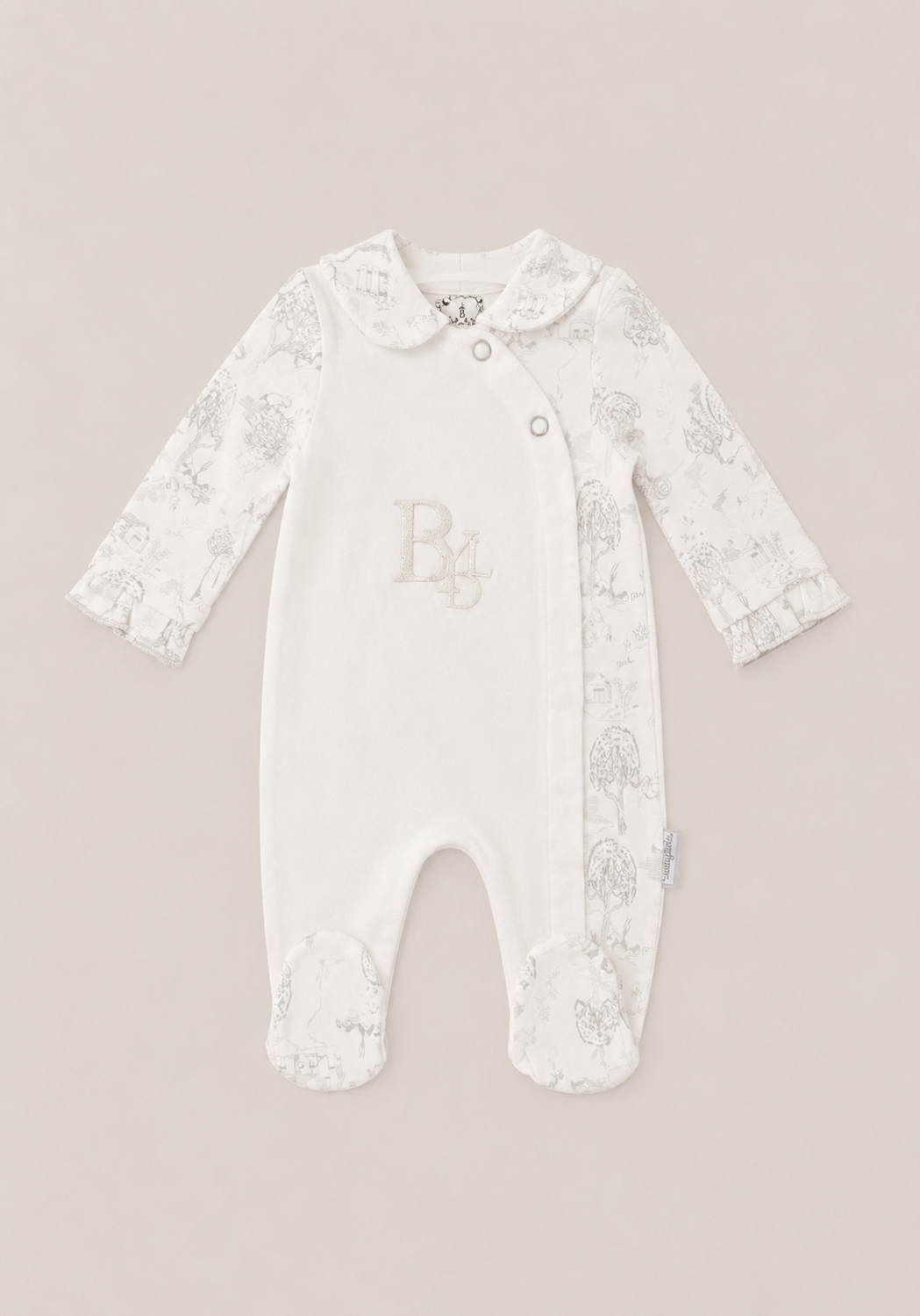 Baby Set Of 4: Romper, Cap, Banner, Blanket