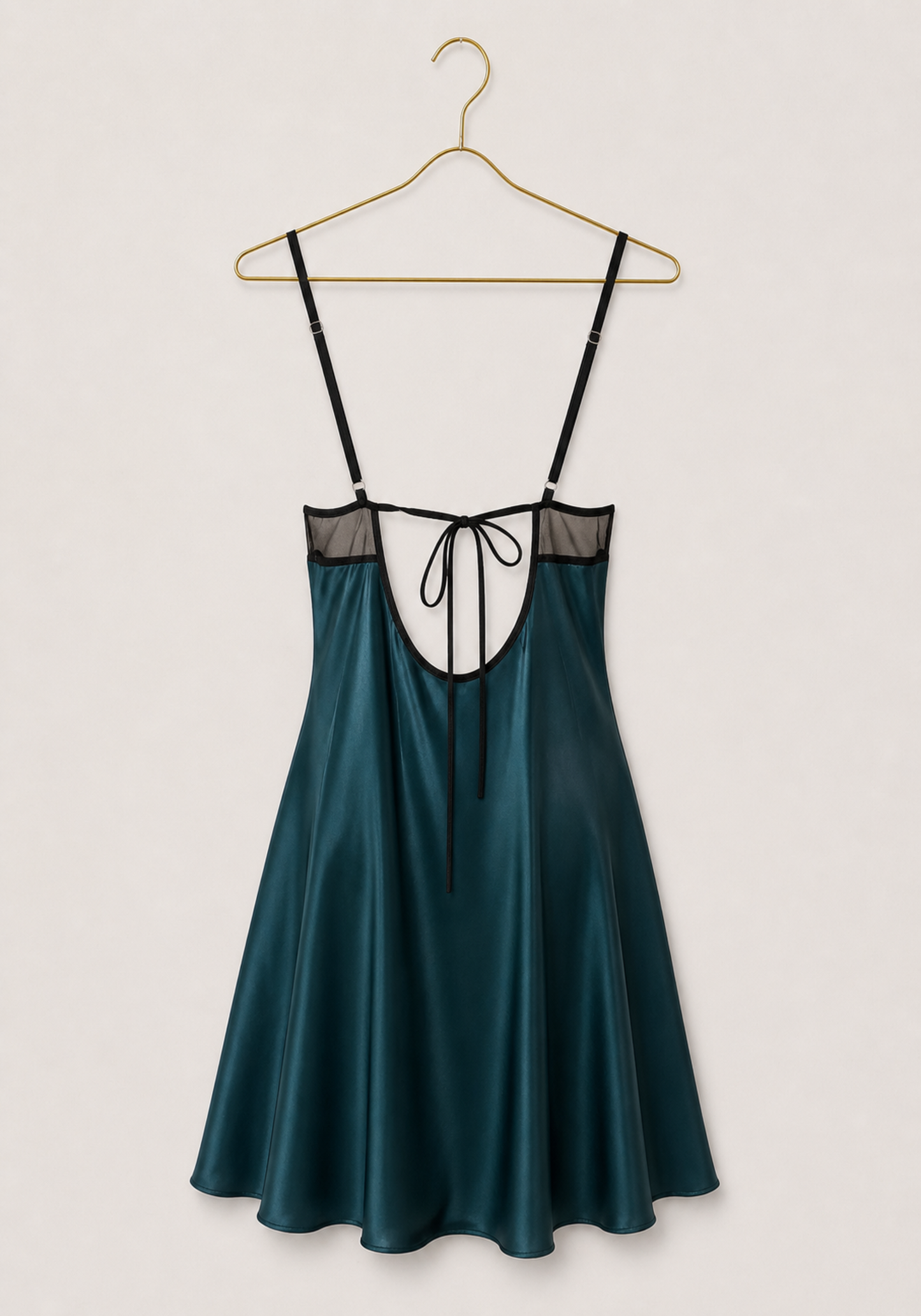 Schiffon Satin Robe Set: Satin Nighty And Schiffon Robe