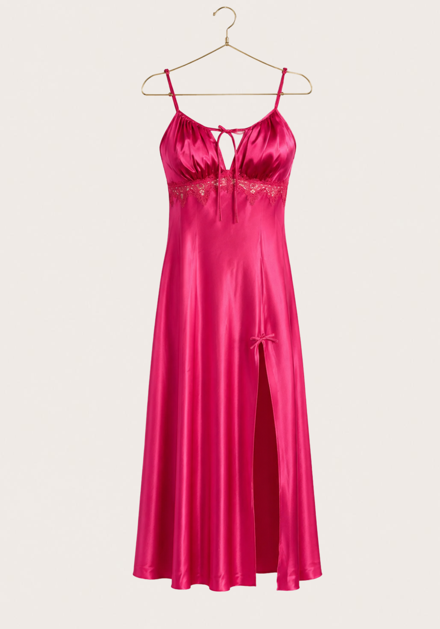 Satin Long Night Gown