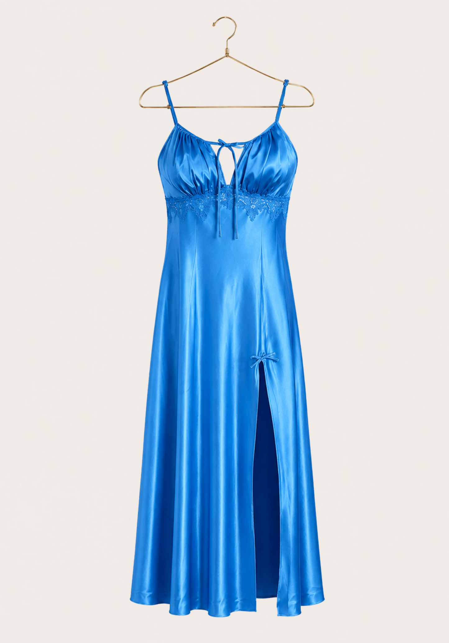 Satin Long Night Gown