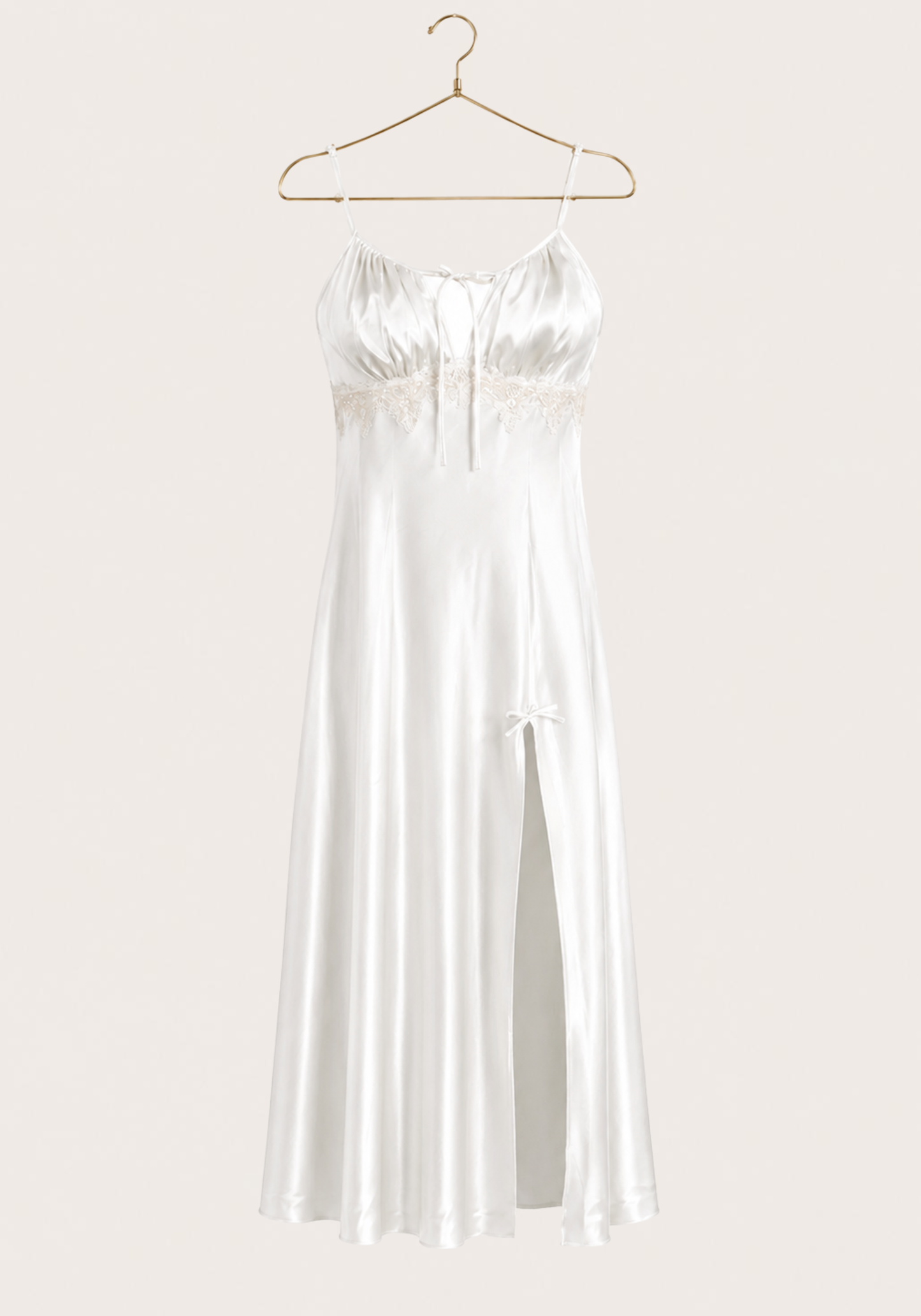 Satin Long Night Gown