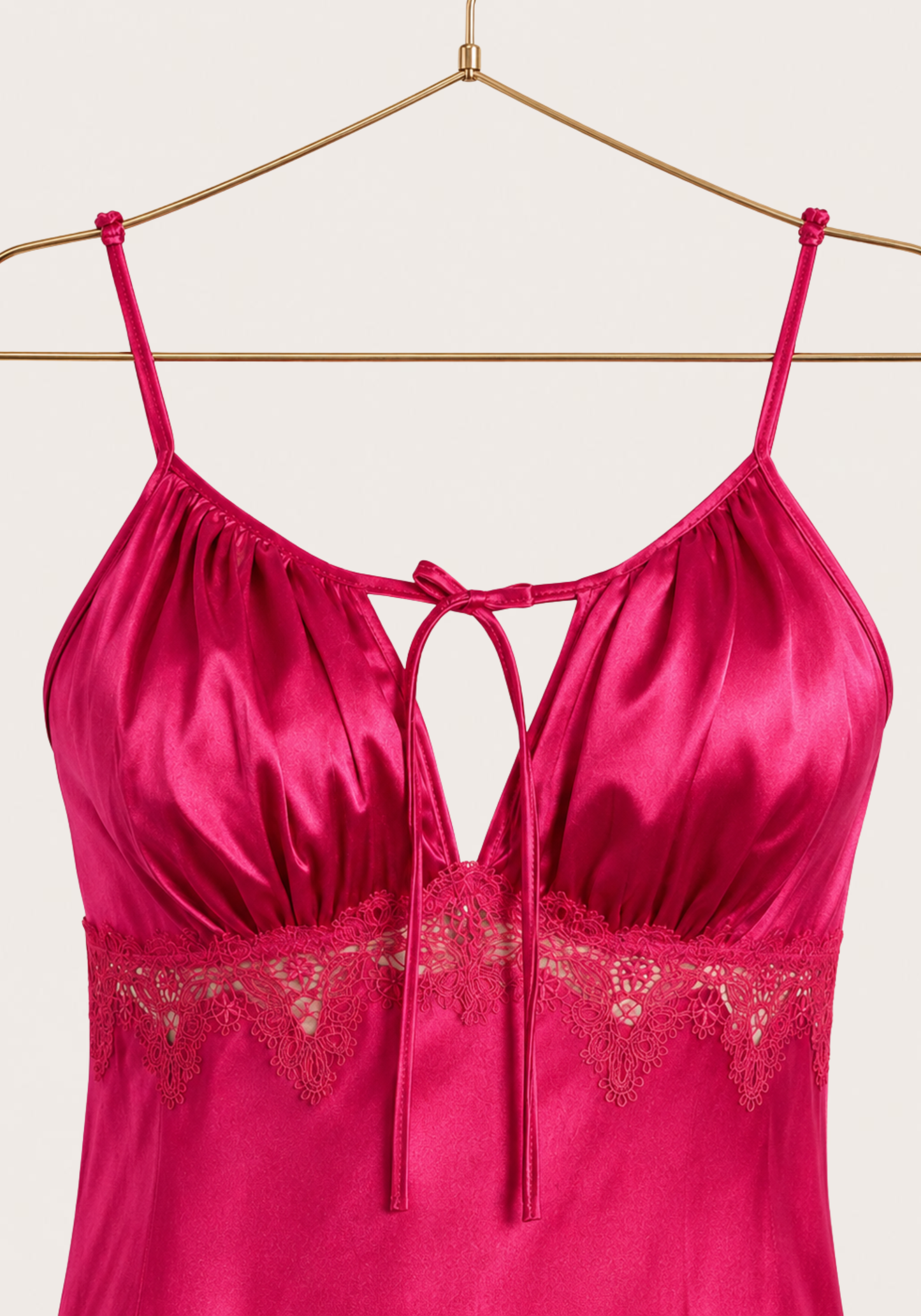 Satin Long Night Gown